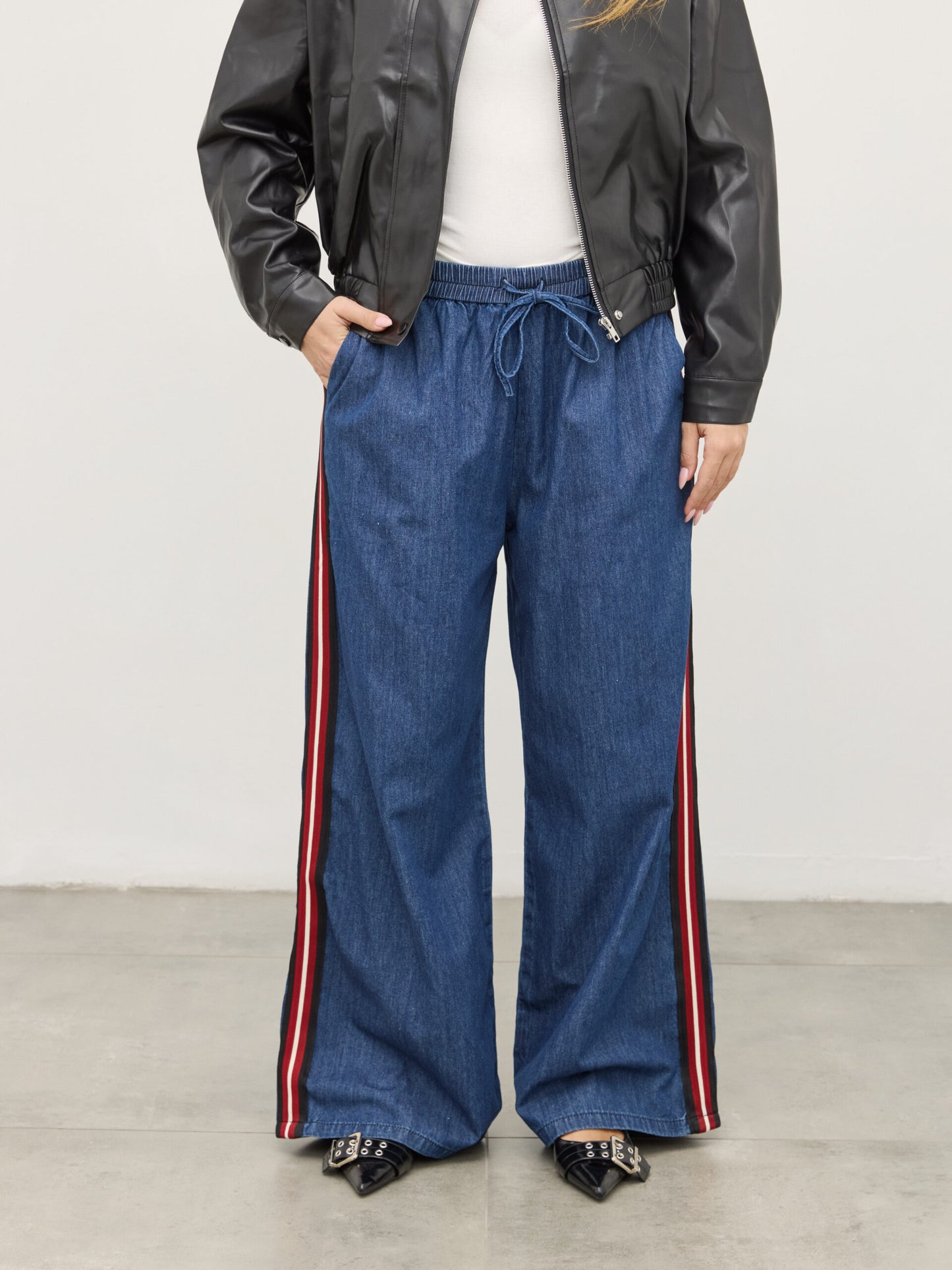 מכנסי ג'ינס ארוכים פלינט | כחול