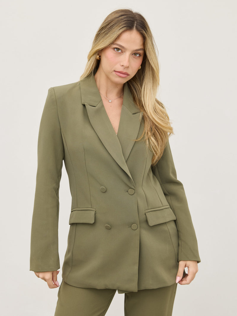 בלייזר מחוייט שריל | ירוק