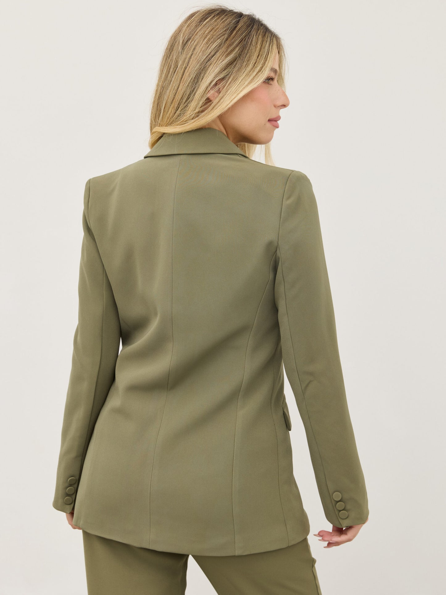 בלייזר מחוייט שריל | ירוק