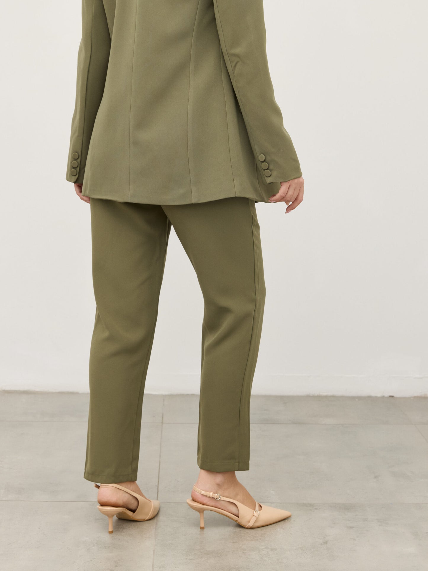 מכנסיים מחוייטים שריל | ירוק