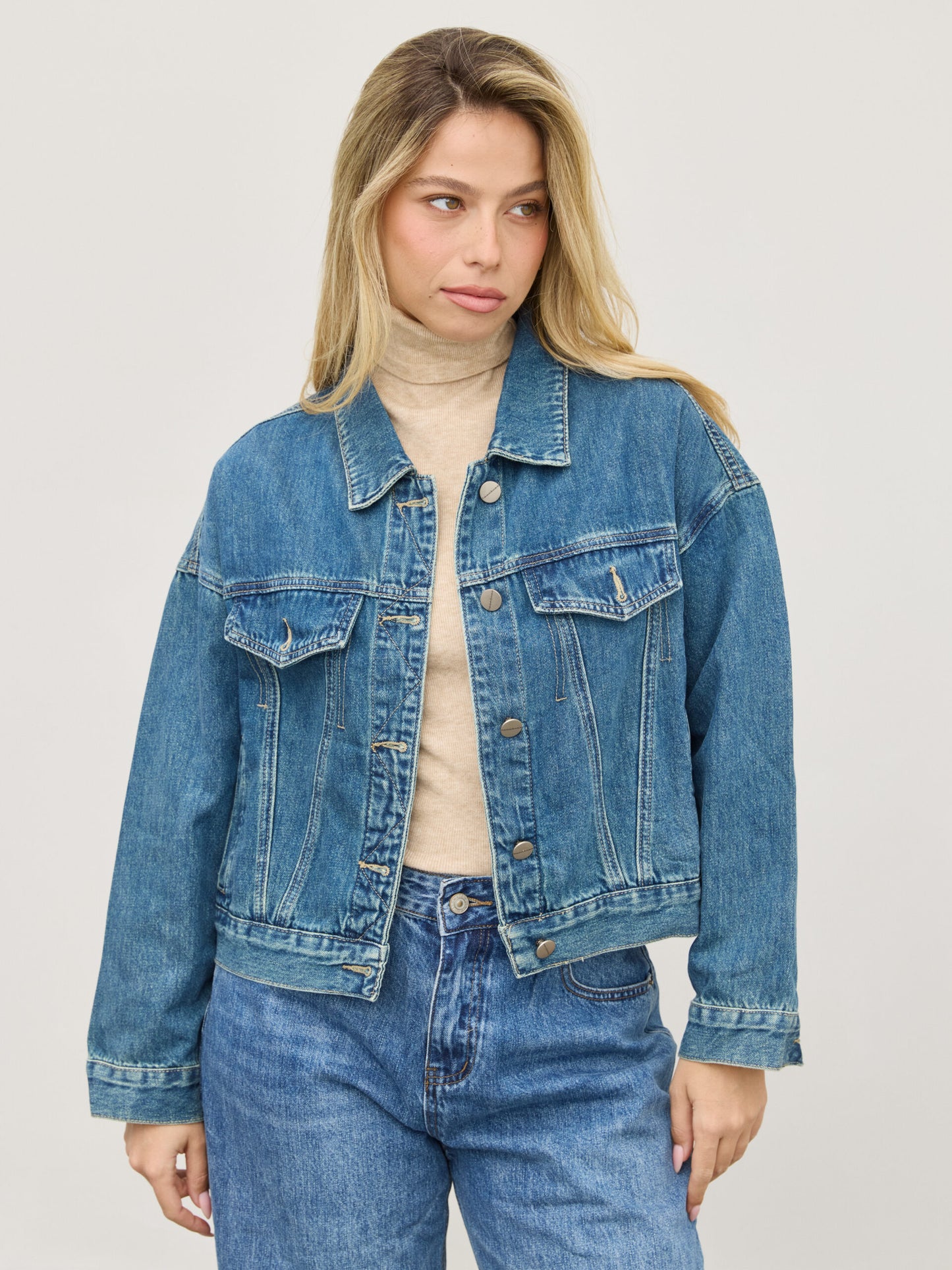 ג'קט ג'ינס טורי | כחול