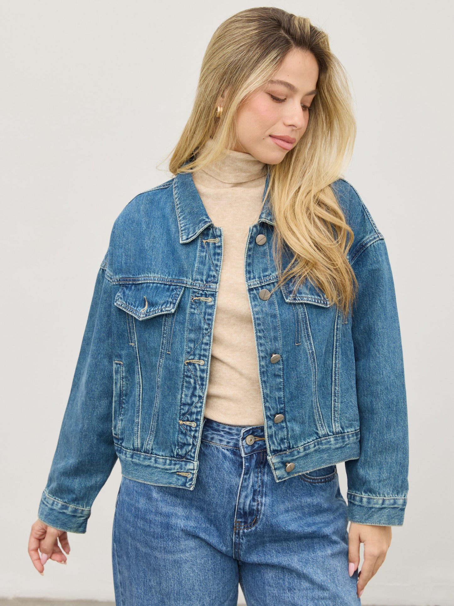 ג'קט ג'ינס טורי | כחול