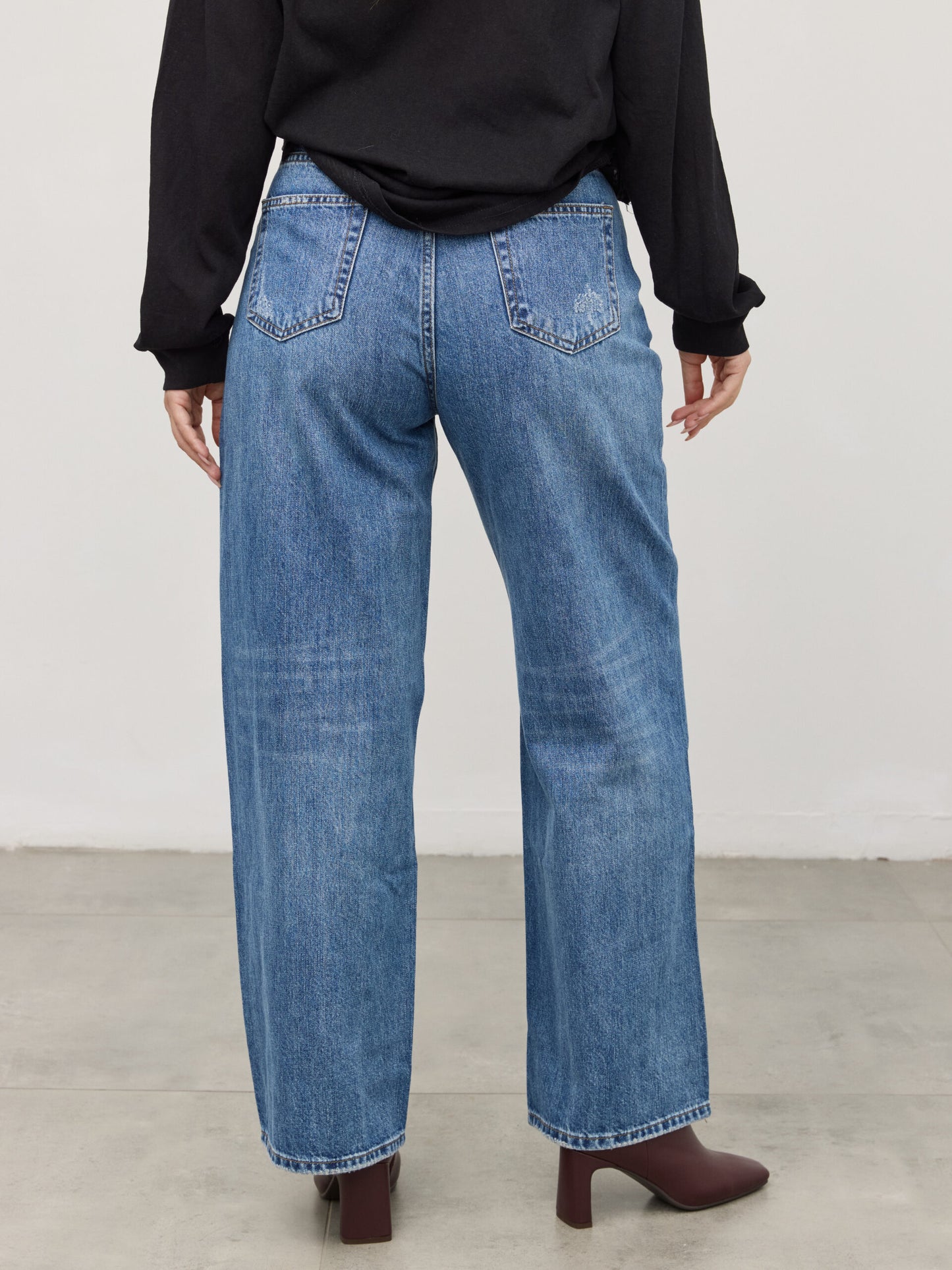 מכנסי ג'ינס קרעים דנבר | כחול