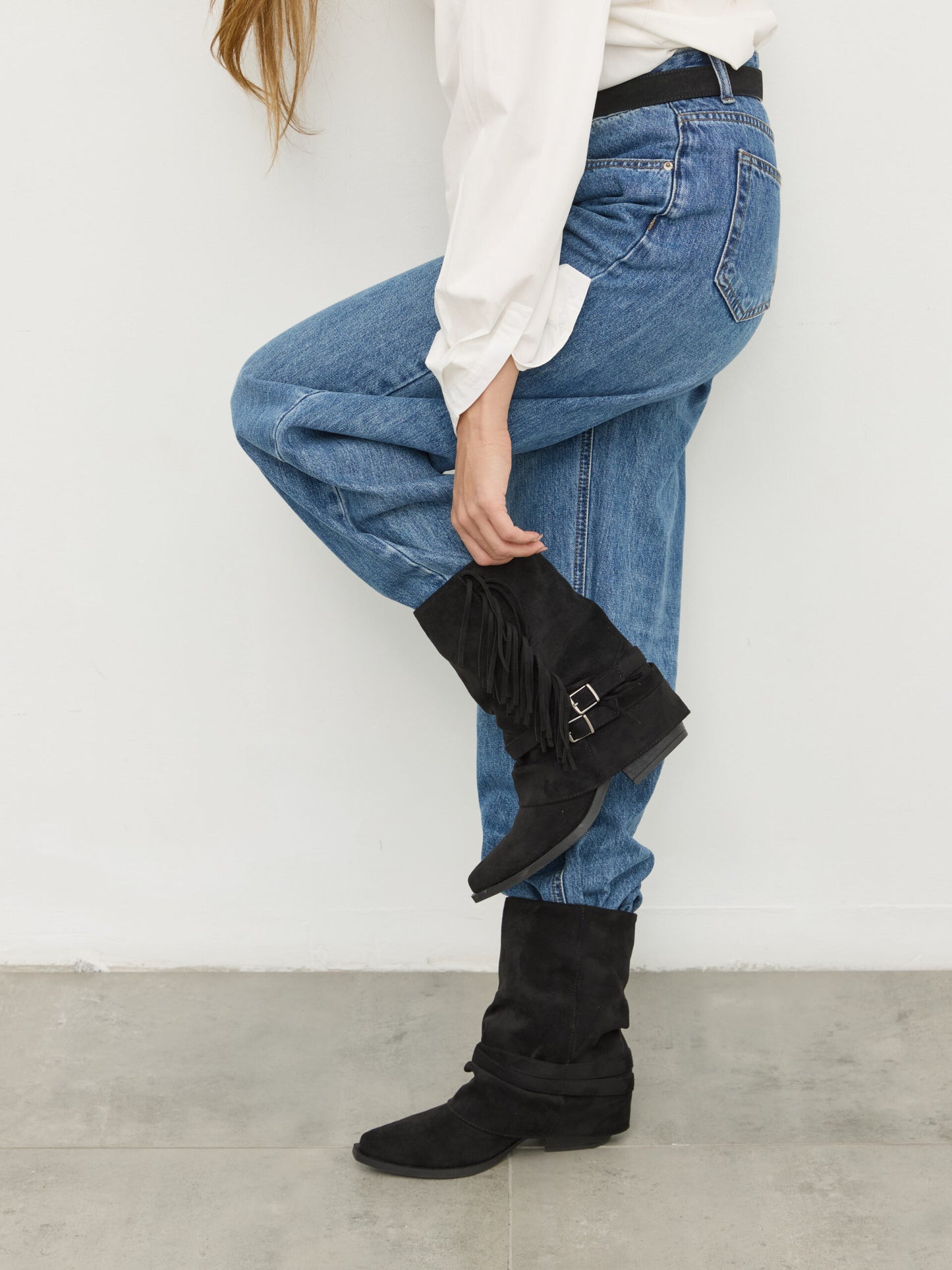 מגפי בוקרים פרנזים מונטנה | שחור