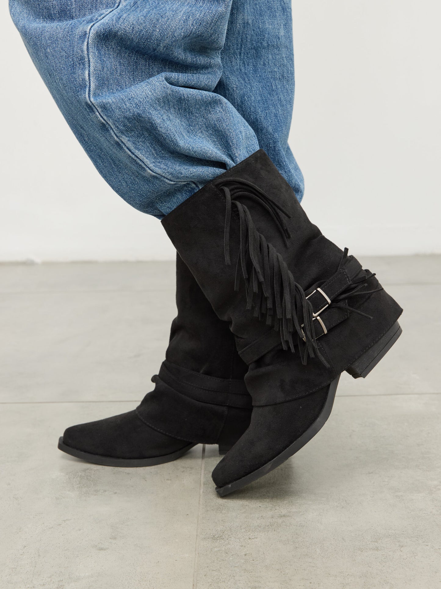 מגפי בוקרים פרנזים מונטנה | שחור