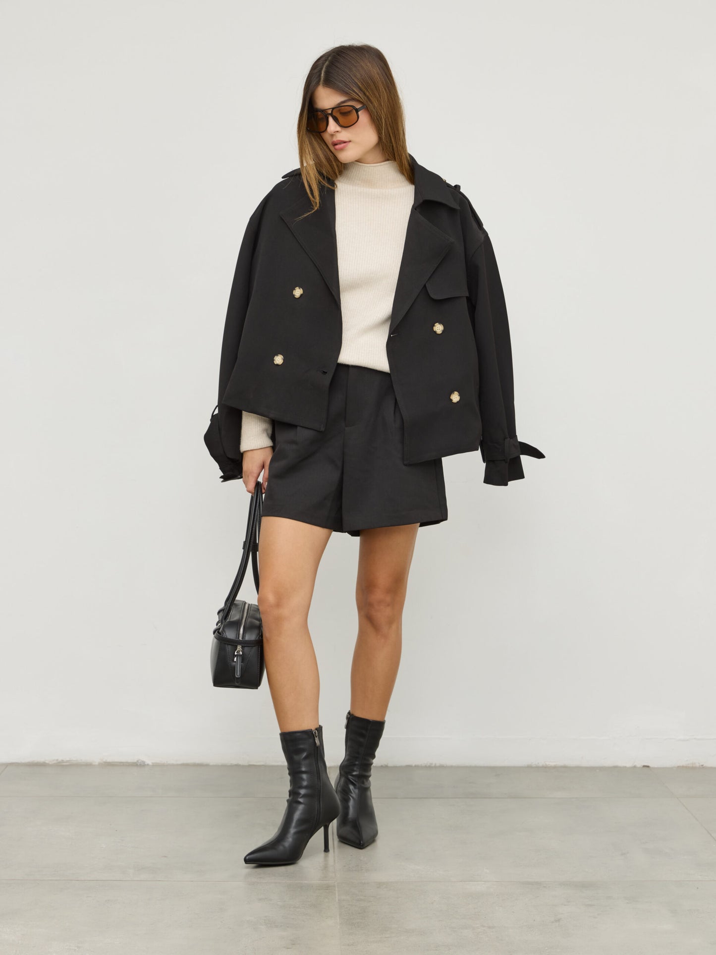 מגפוני עקב שפיץ דקוטה | שחור