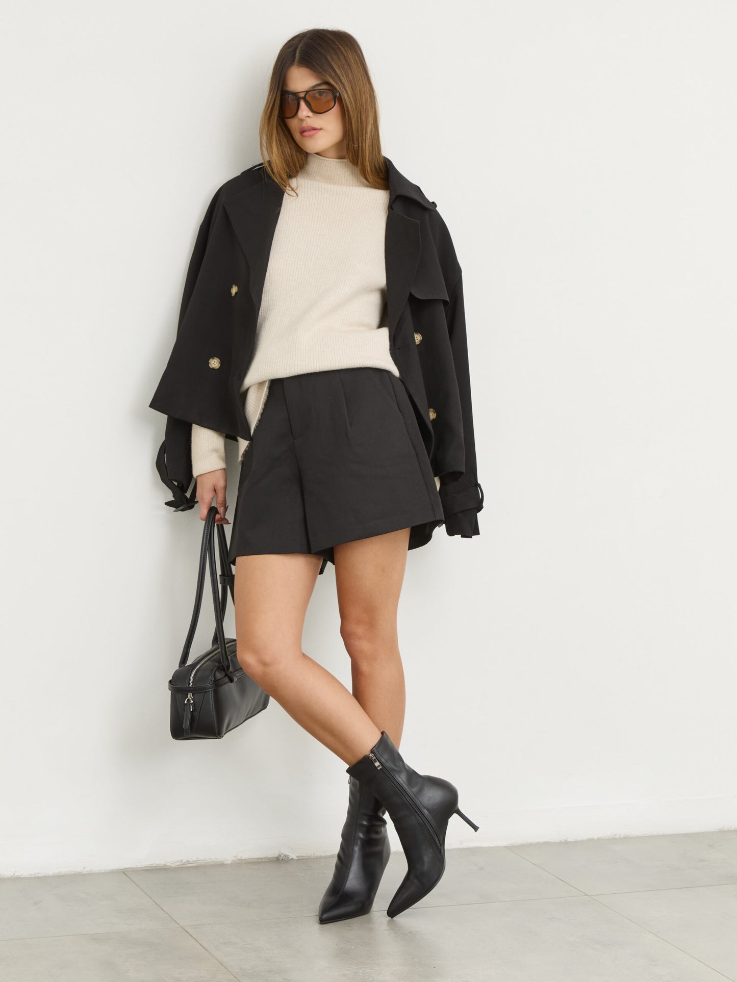 מגפוני עקב שפיץ דקוטה | שחור