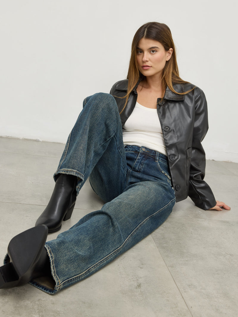 מגפוני בוקרים מילן | שחור