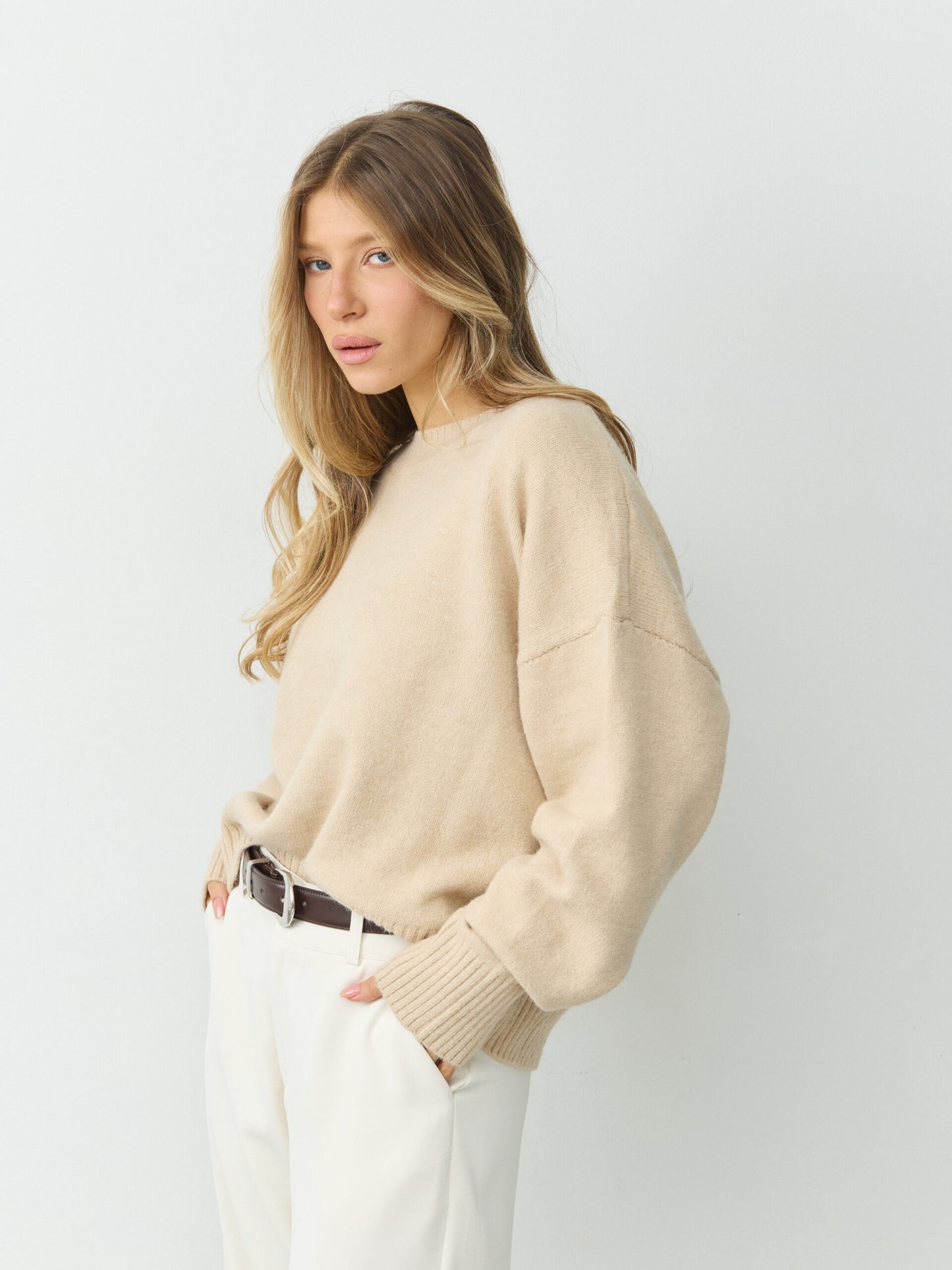 סוודר ליבי | בז'