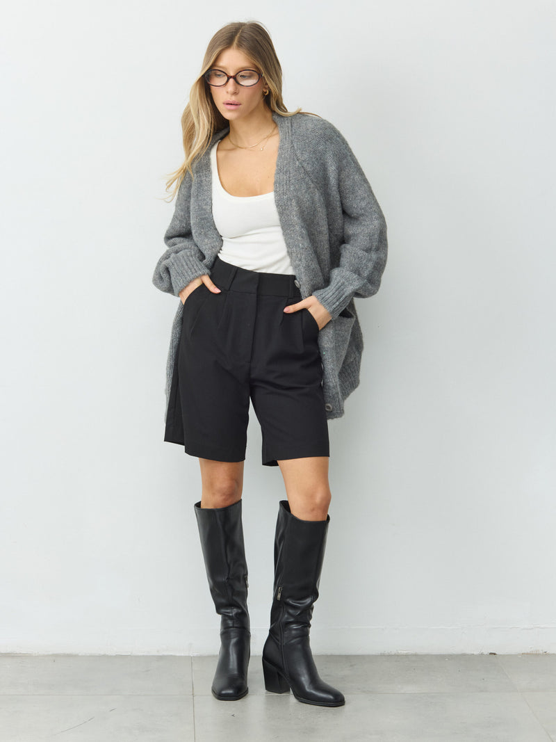 קרדיגן נינה | אפור כהה