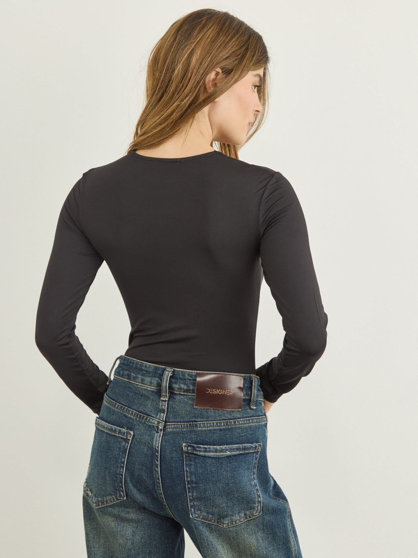 בגד גוף אליסון | שחור