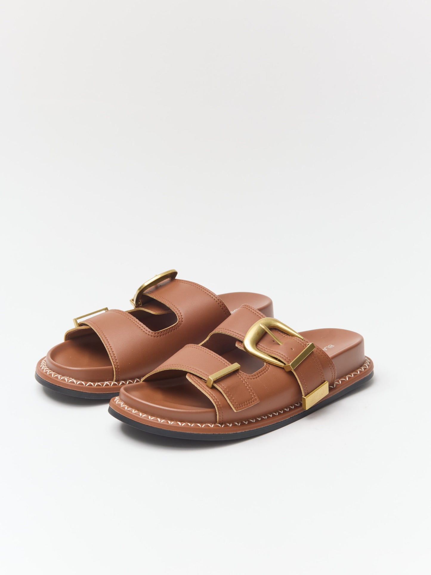 כפכפי רצועות אבזם זנדר | חום