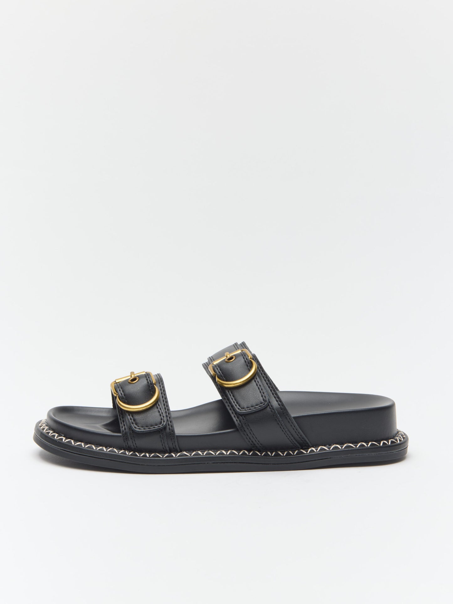 כפכפי רצועות אבזם ריידן | שחור