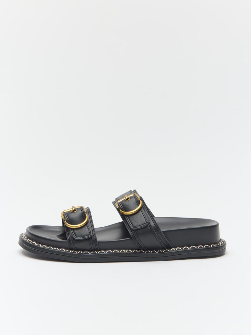 כפכפי רצועות אבזם ריידן | שחור