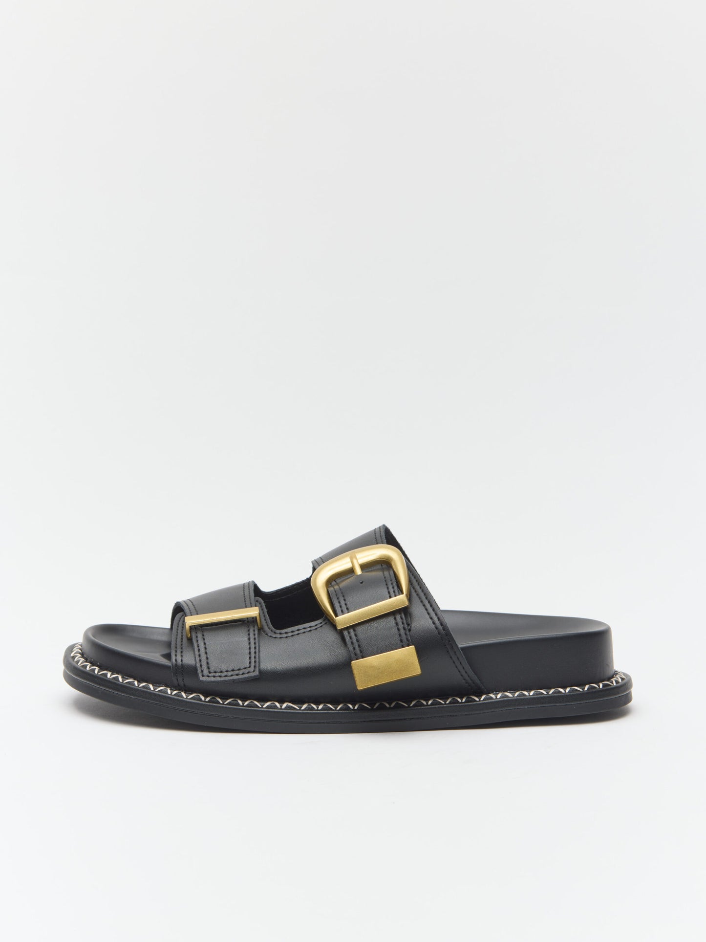 כפכפי רצועות אבזם זנדר | שחור