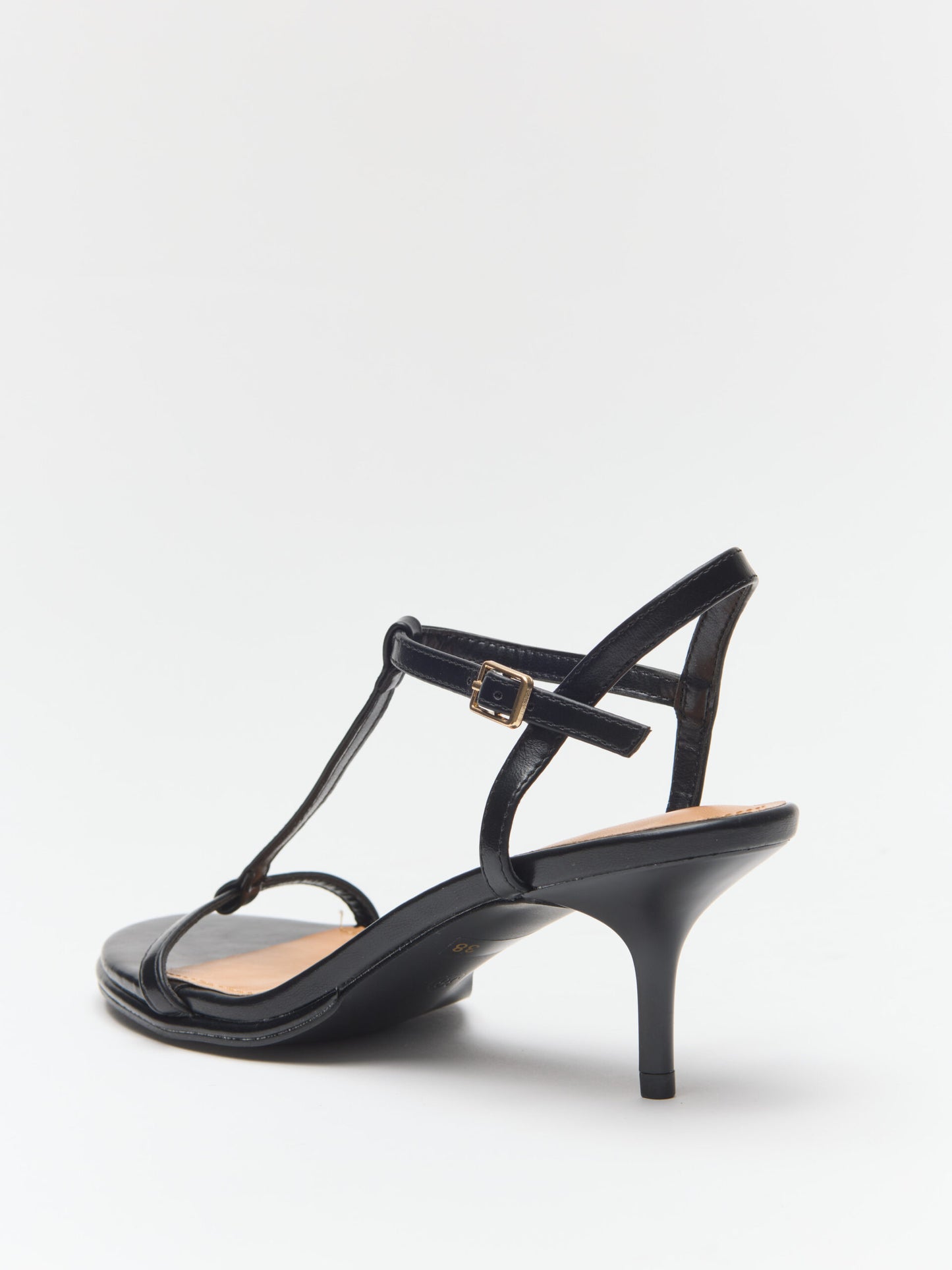 סנדלי עקב רוסלין | שחור