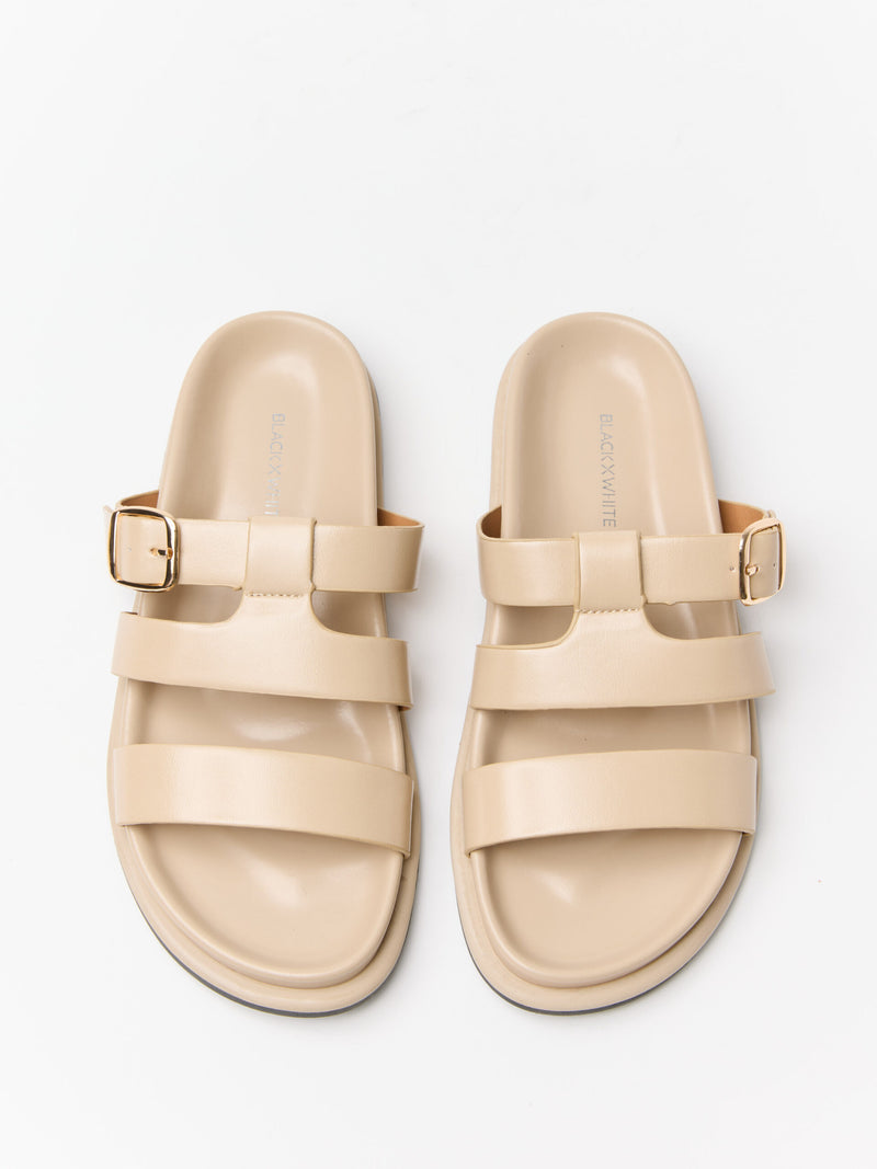 כפכפי רצועות טאיה | בז'