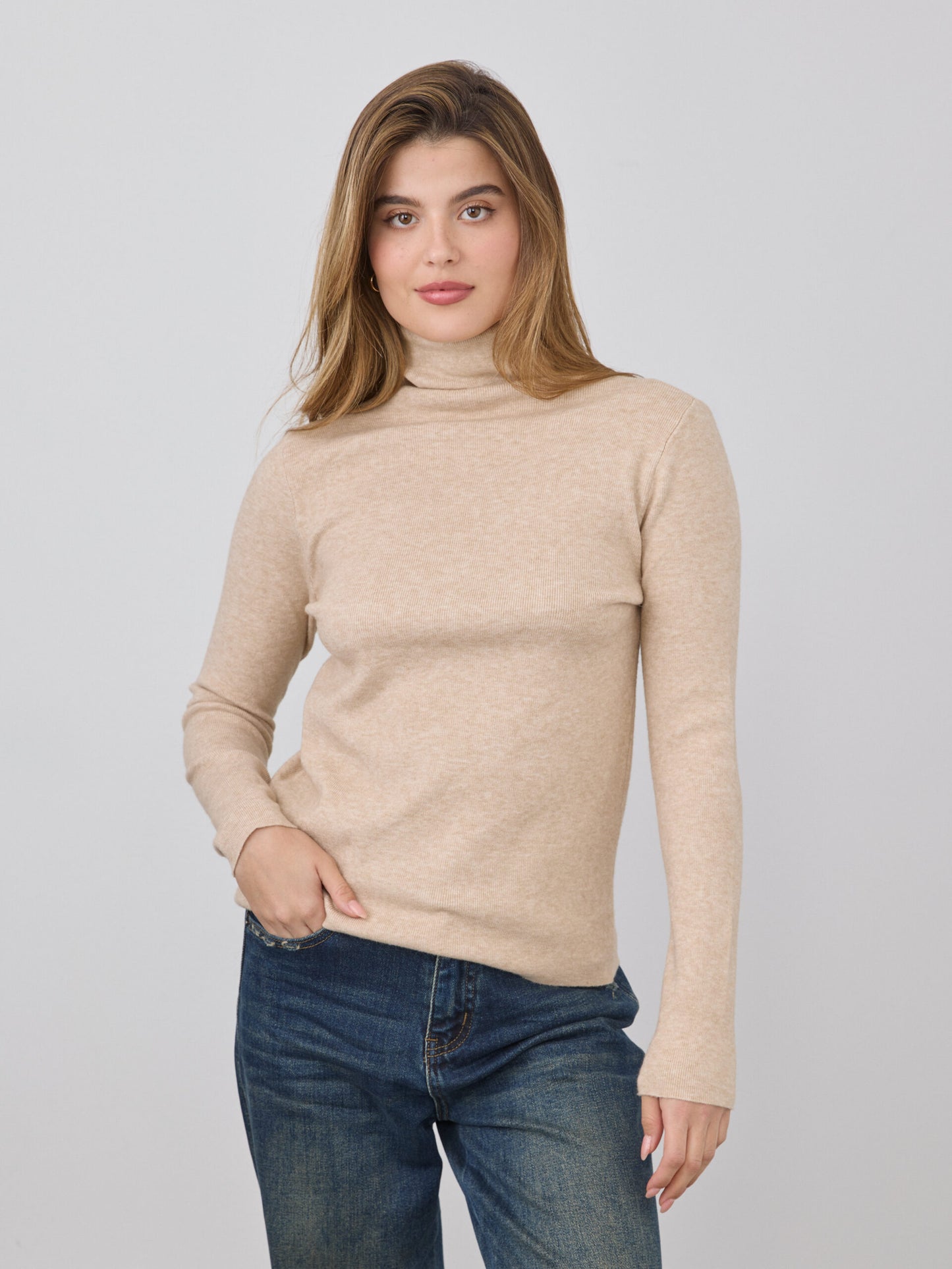 סריג גולף קורט | בז'