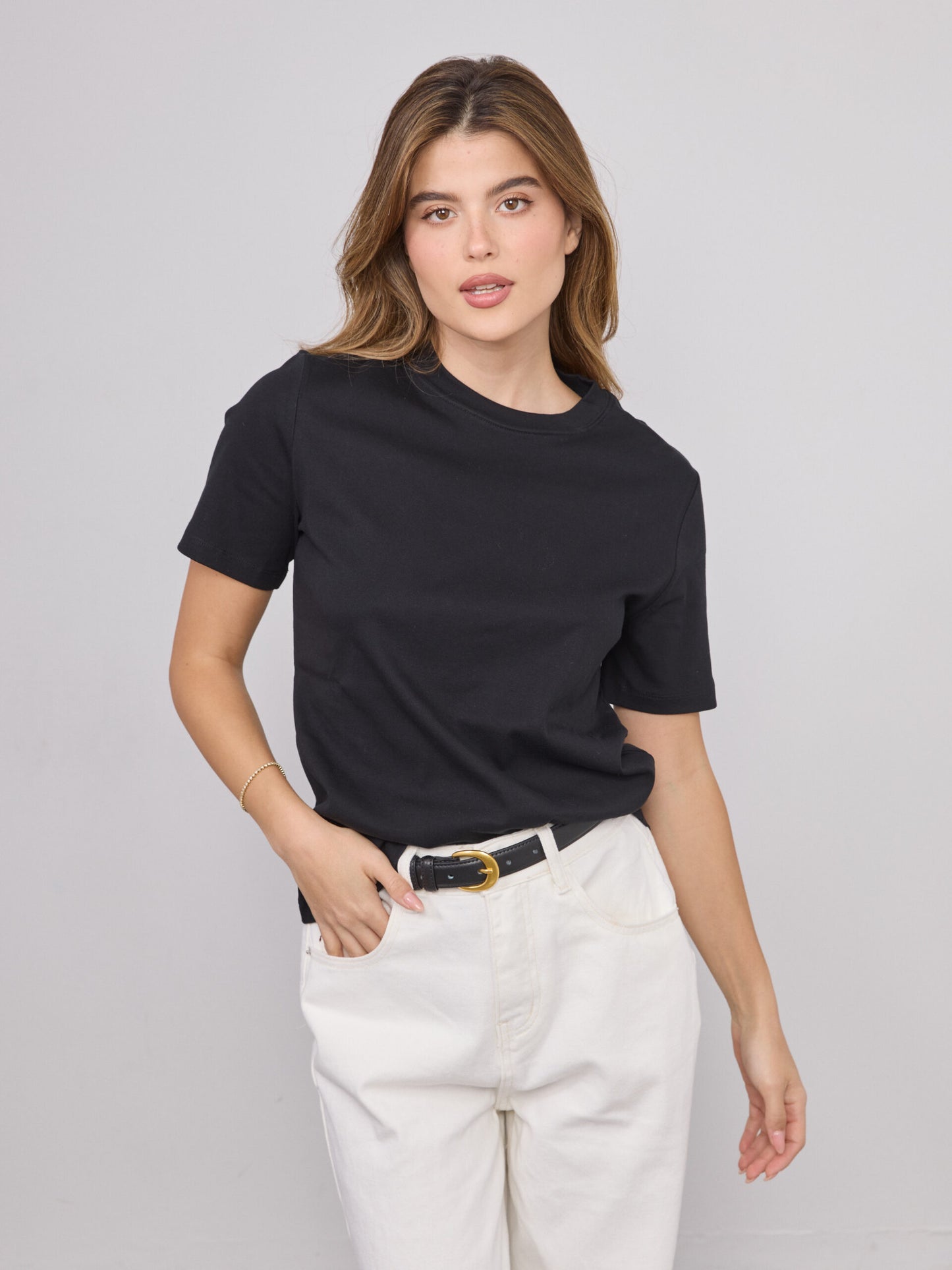 טישירט בייסיק סיידי | שחור