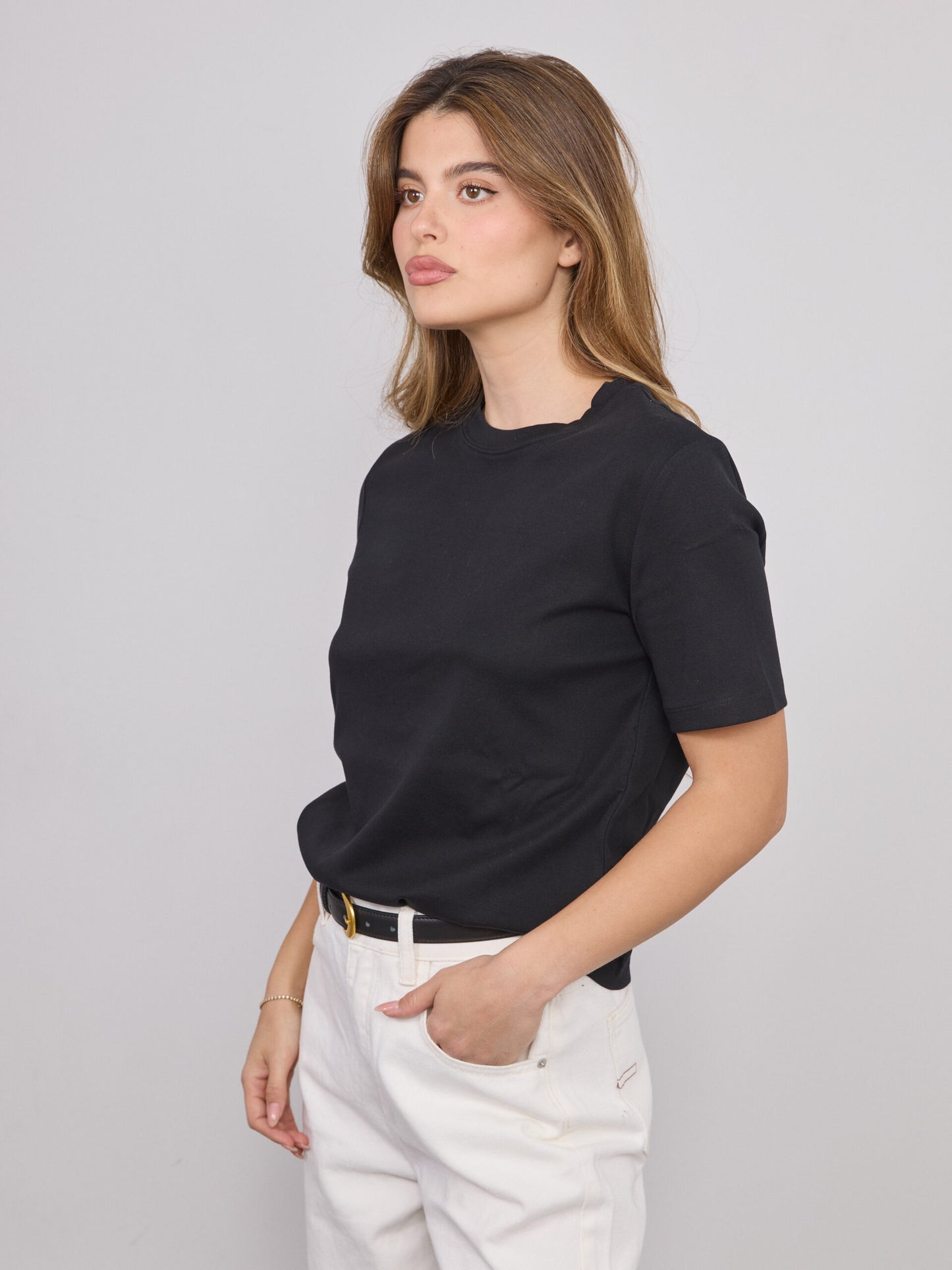 טישירט בייסיק סיידי | שחור