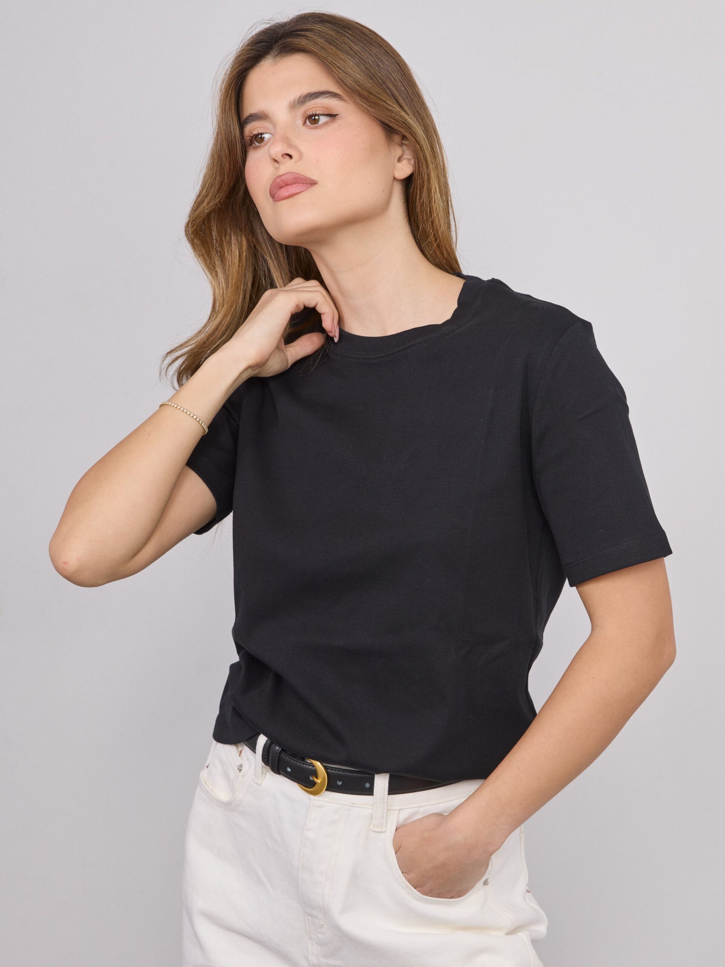 טישירט בייסיק סיידי | שחור