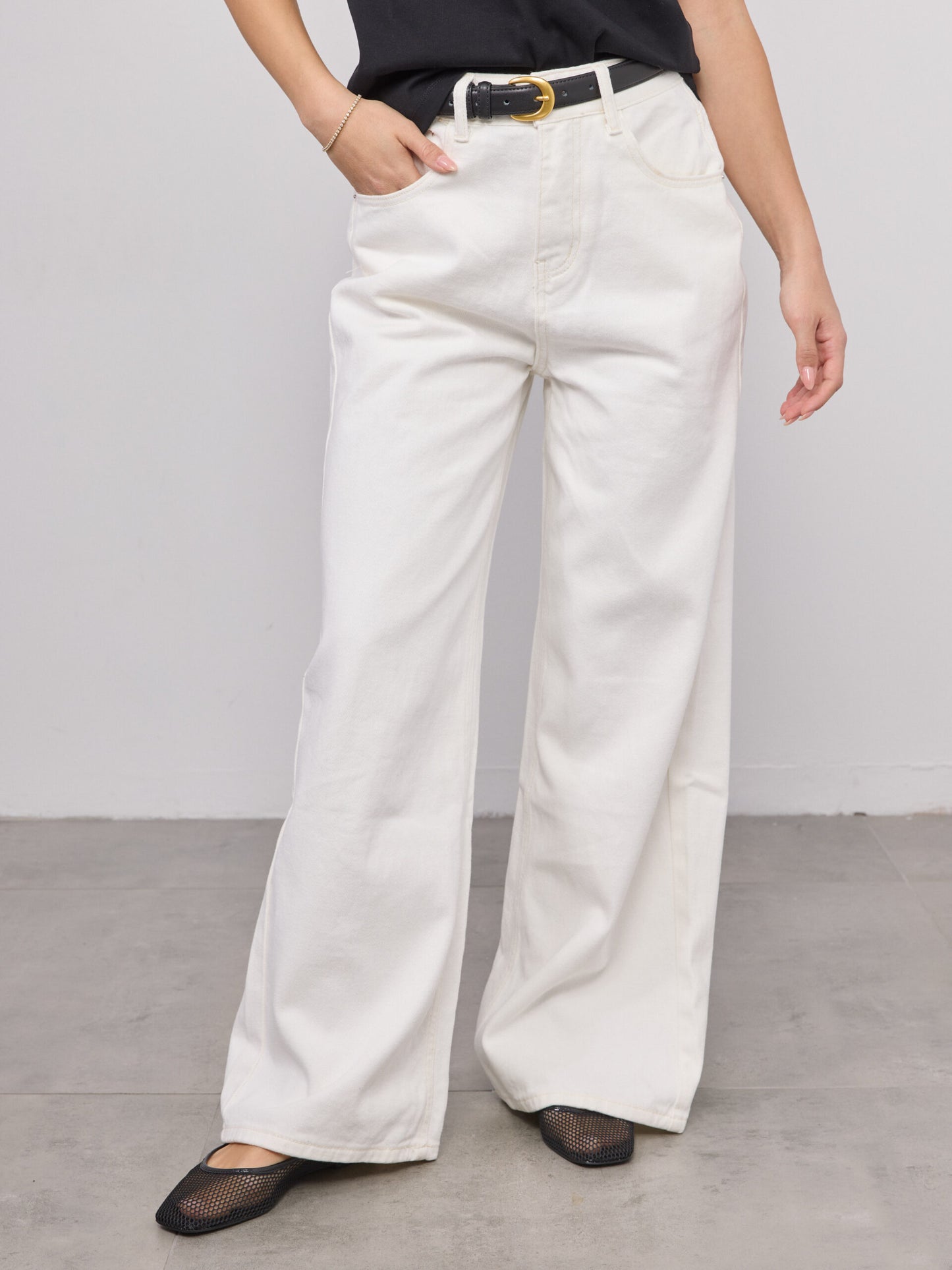 מכנסי ג'ינס ארוכים בלייז | בז'