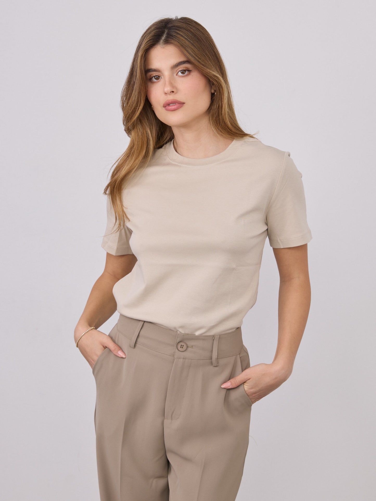 טישירט בייסיק סיידי | חאקי