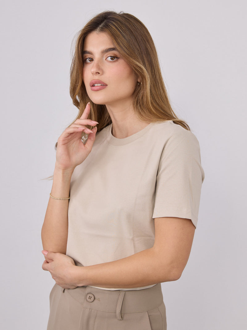 טישירט בייסיק סיידי | חאקי