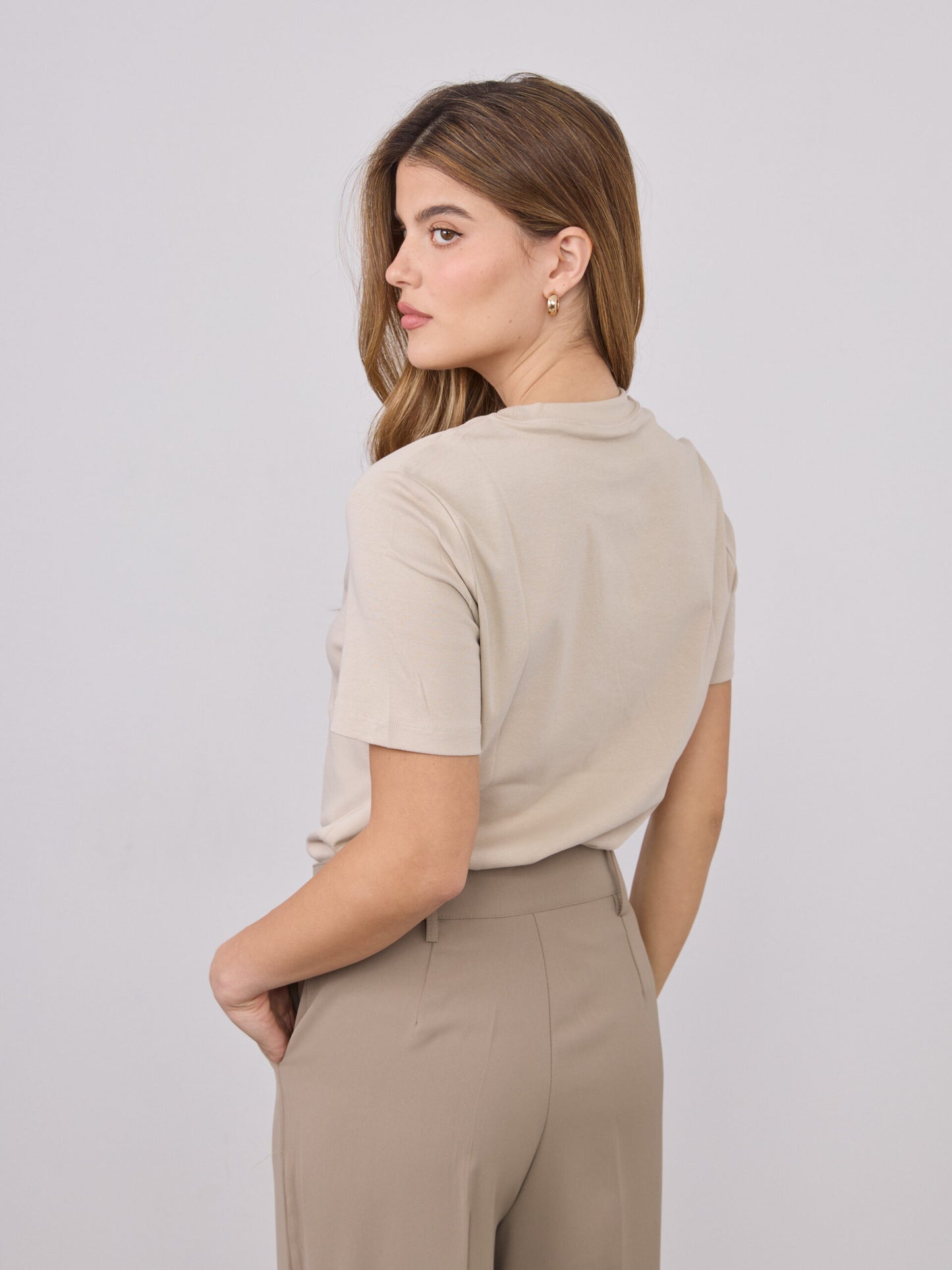 טישירט בייסיק סיידי | חאקי