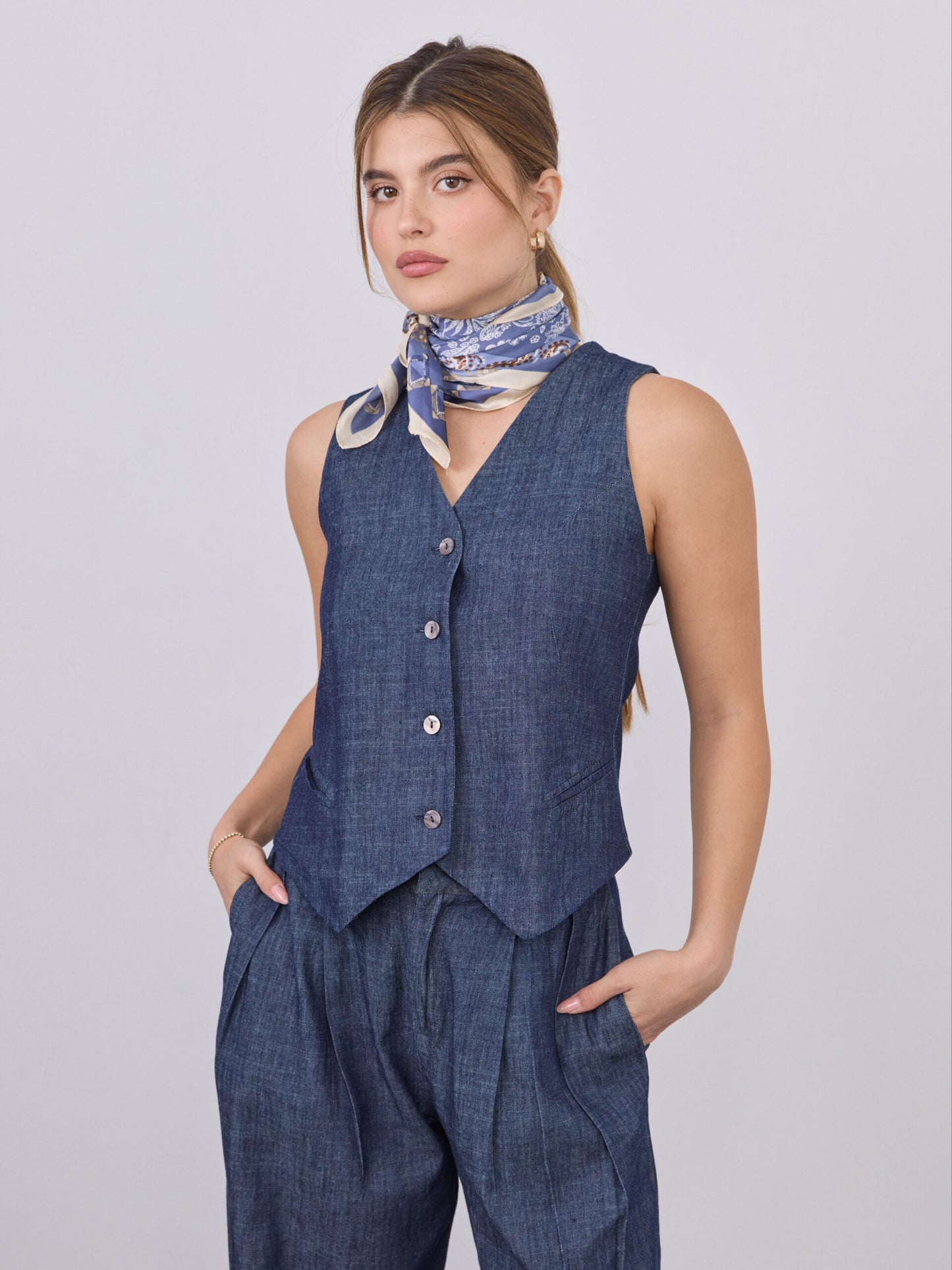 חליפה מחוייטת טיפאני | כחול