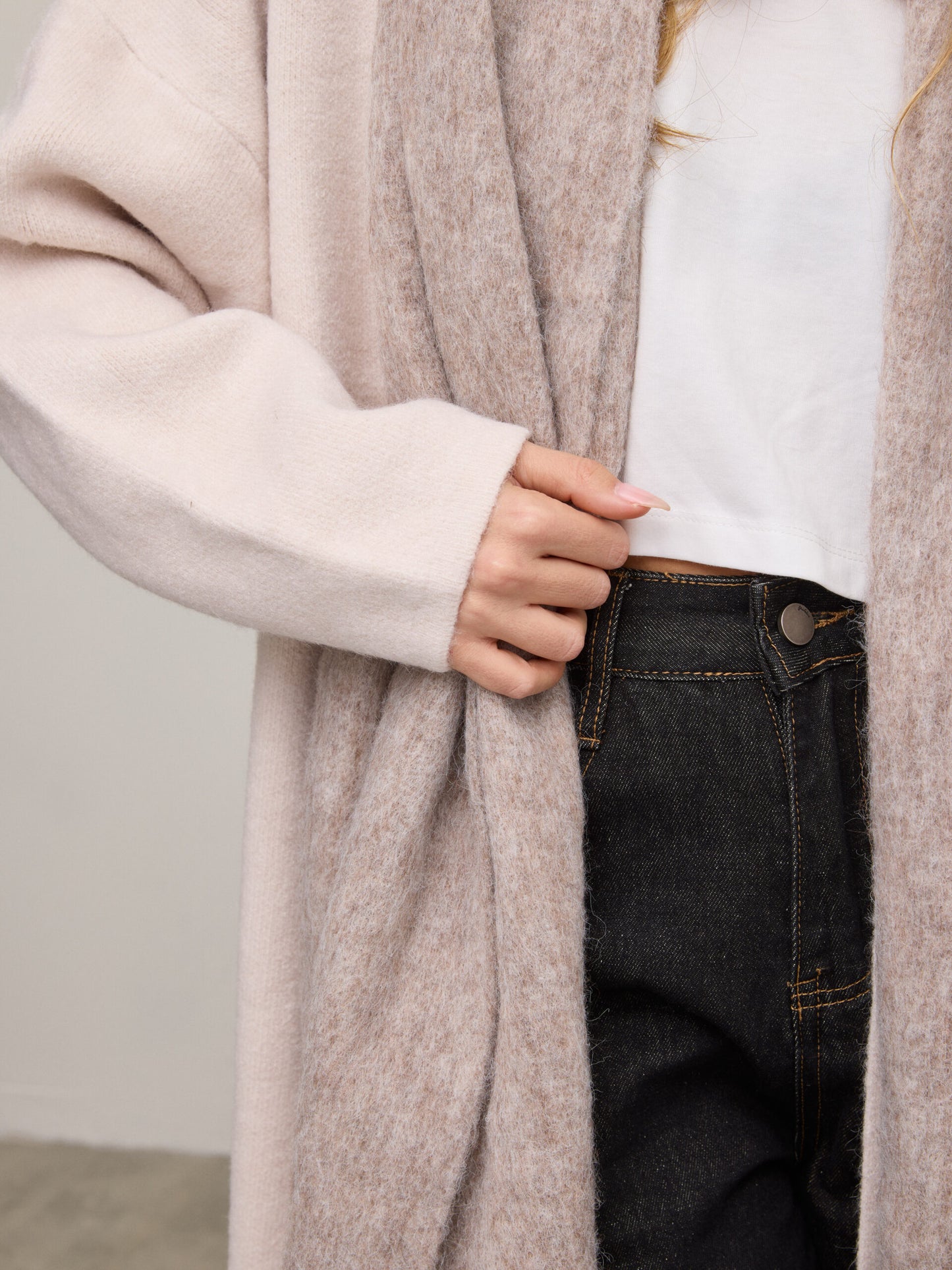 צעיף צמר | בז'