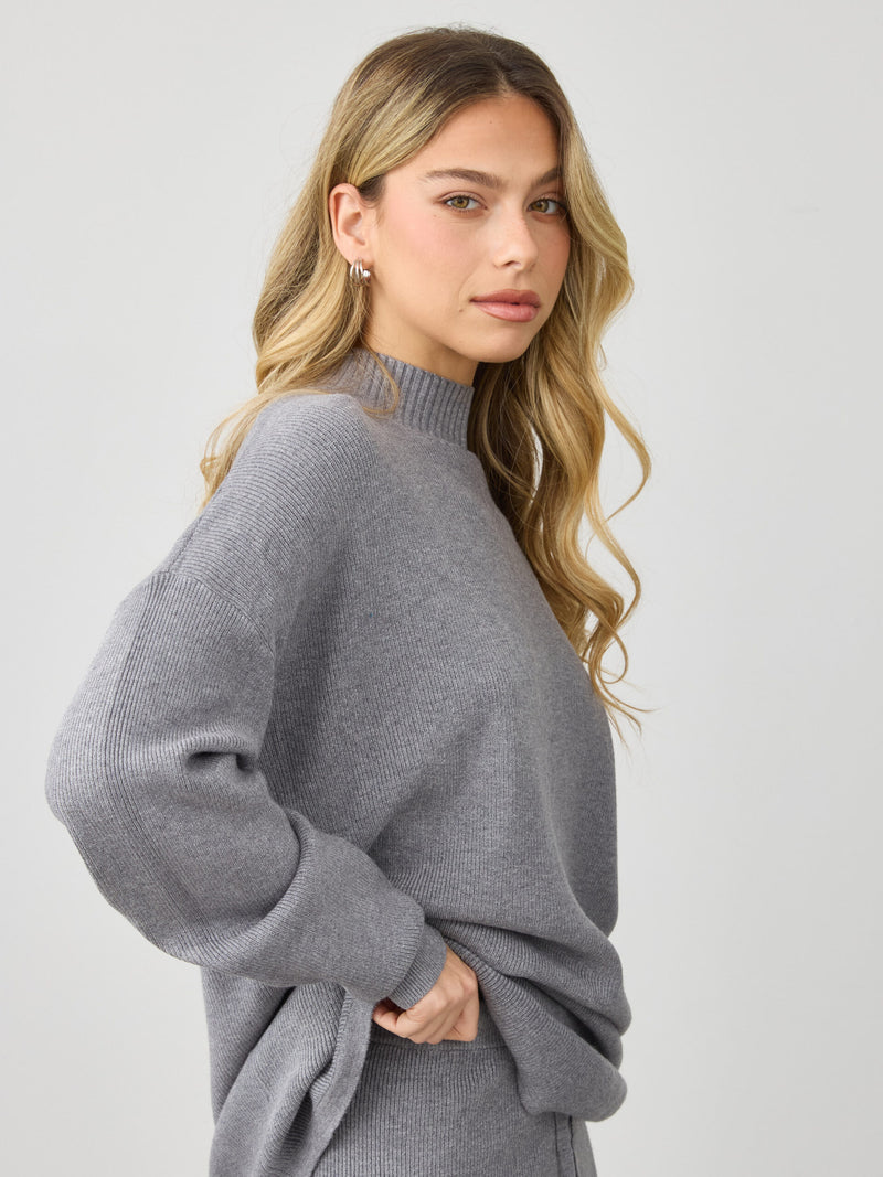 חליפת סריג ביילי | אפור