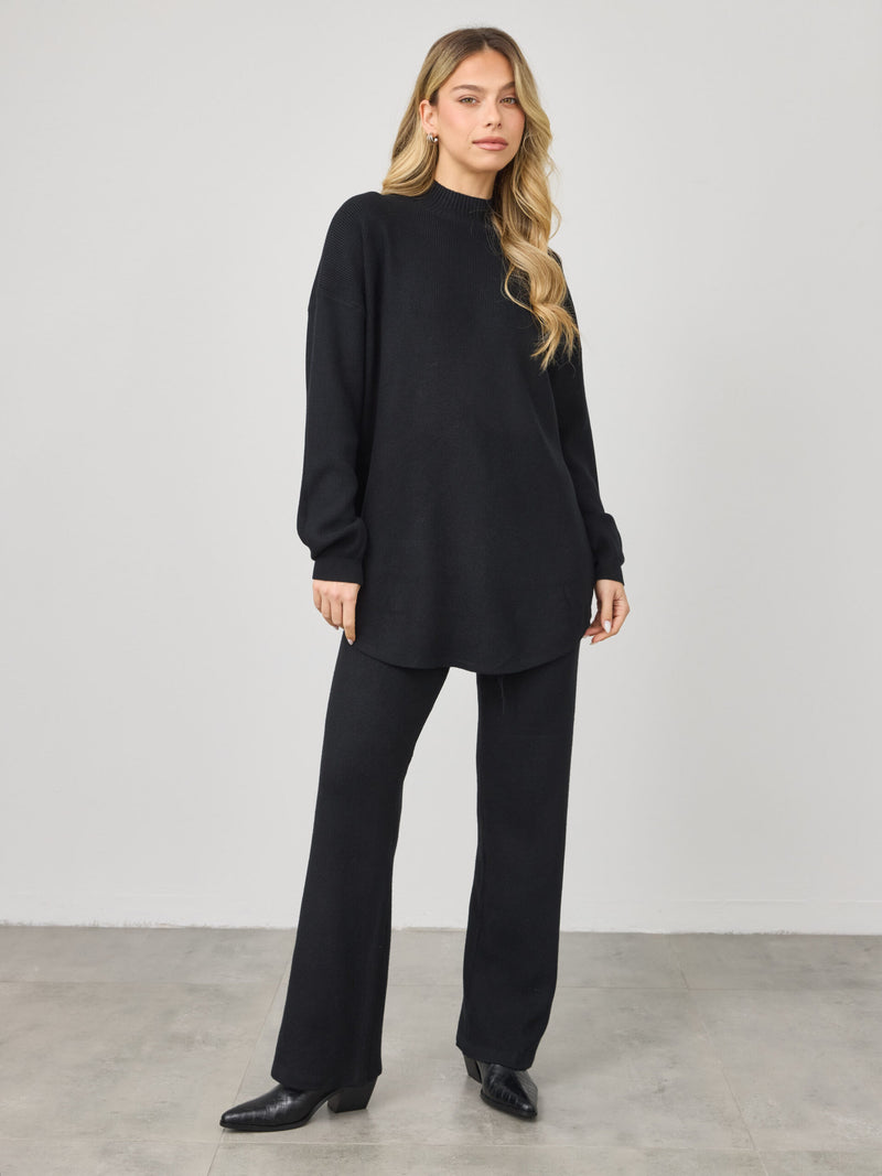 חליפת סריג ביילי | שחור