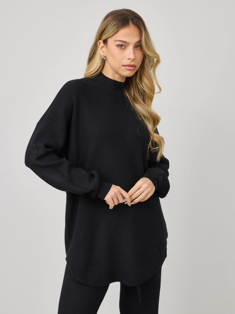 חליפת סריג ביילי | שחור