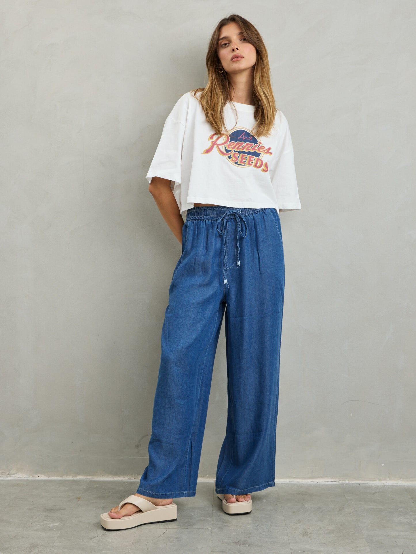 קרופ הדפס  | לבן