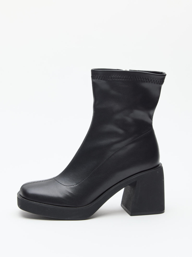 מגפוני עקב פלטפורמה גלן | שחור