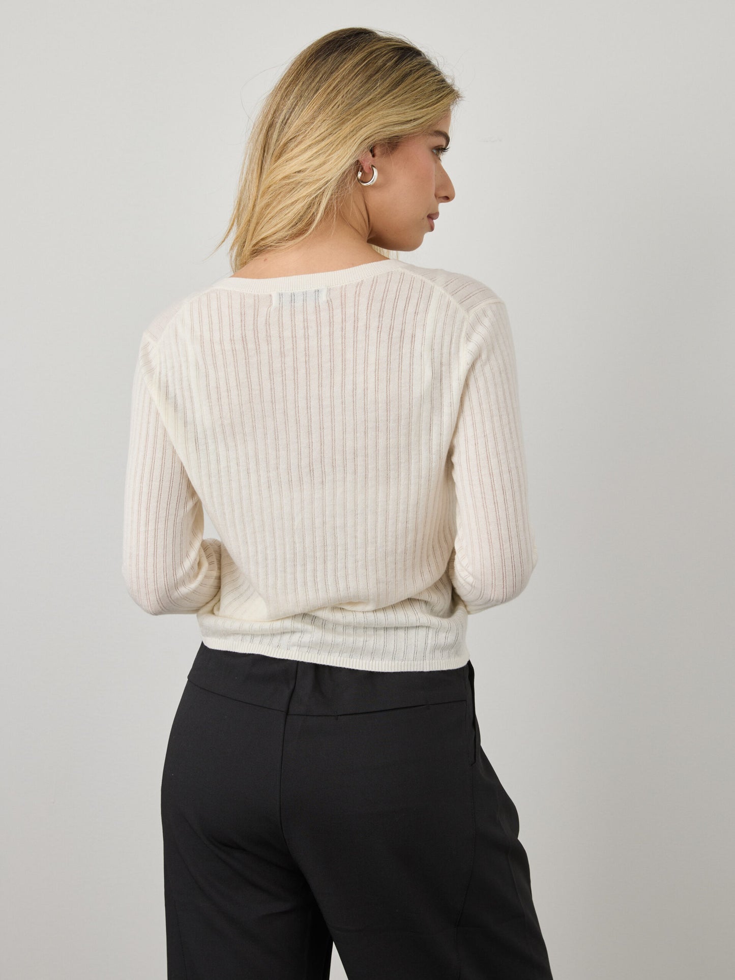 קרדיגן ניקי | לבן