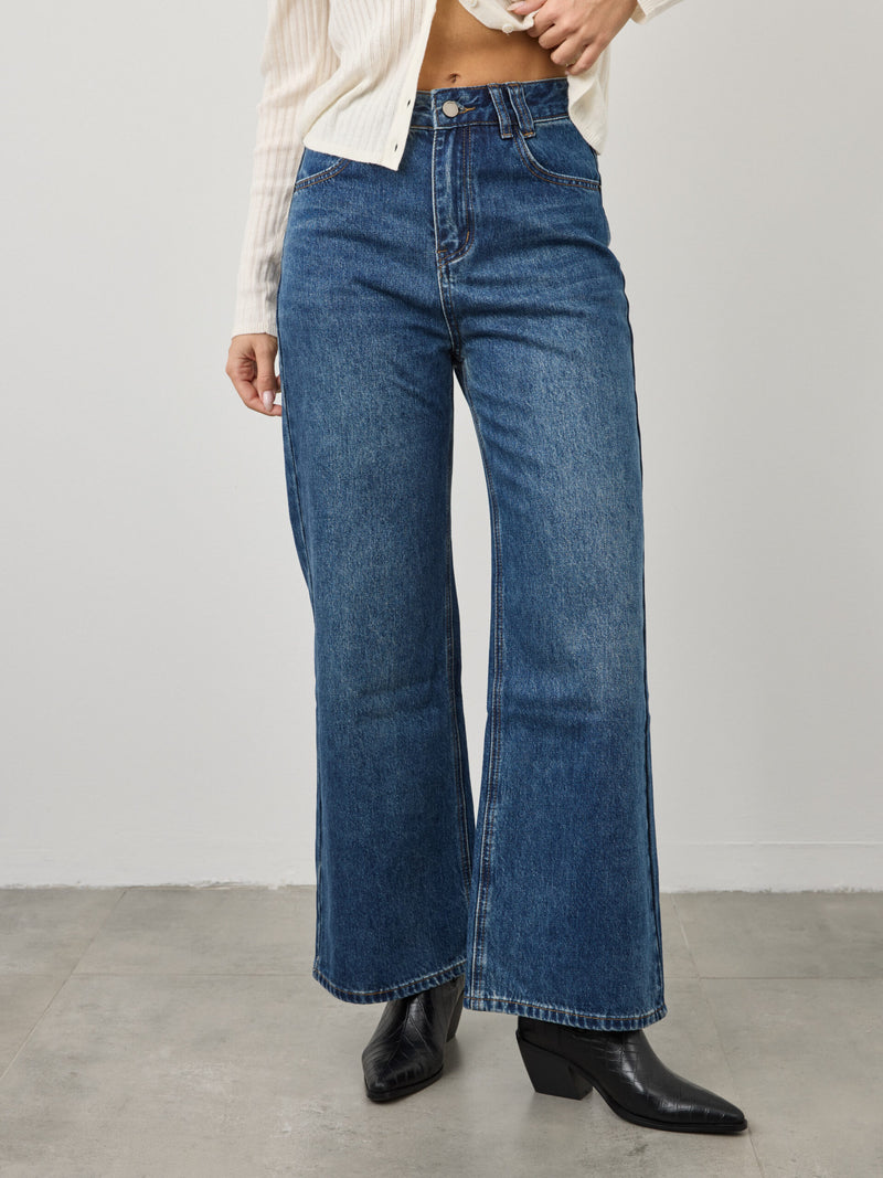 מכנסי ג'ינס טייט | כחול כהה