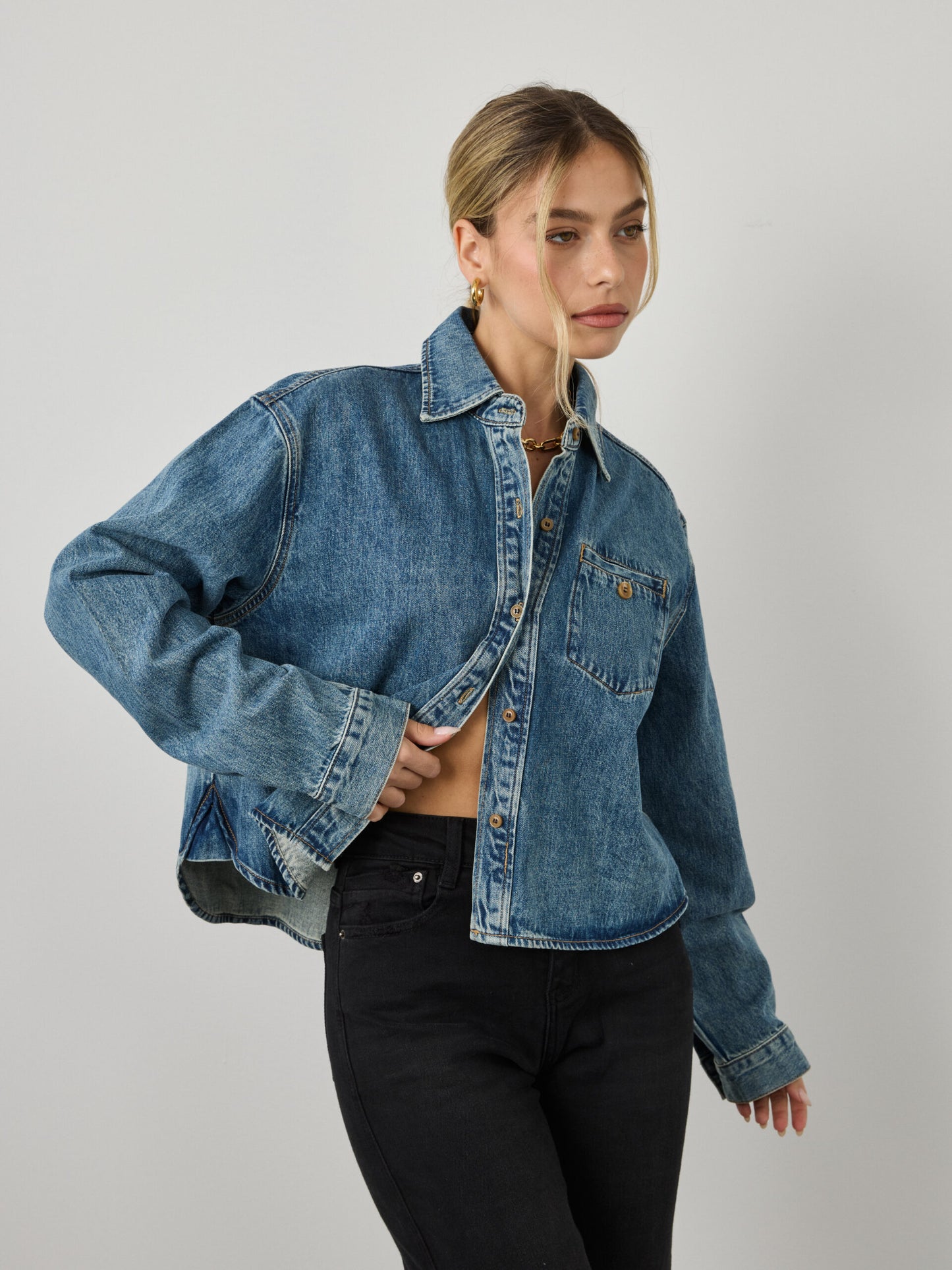 ג'קט ג'ינס לורין | כחול