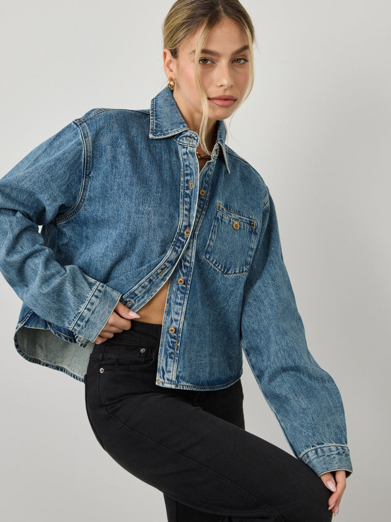 ג'קט ג'ינס לורין | כחול