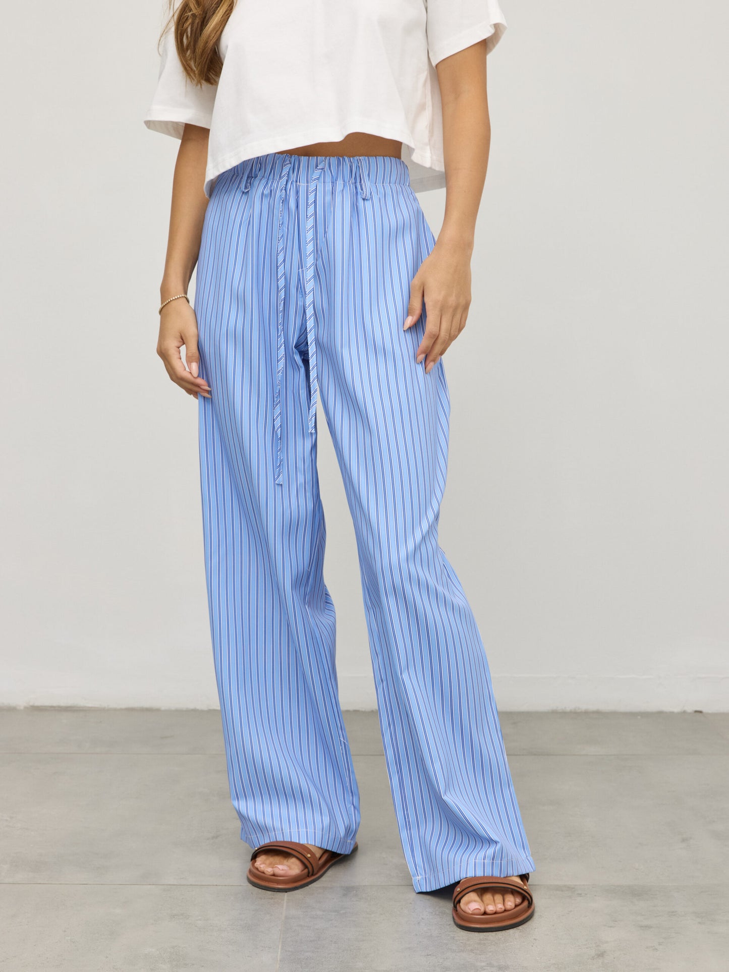 מכנסי דניאל | פסים כחול