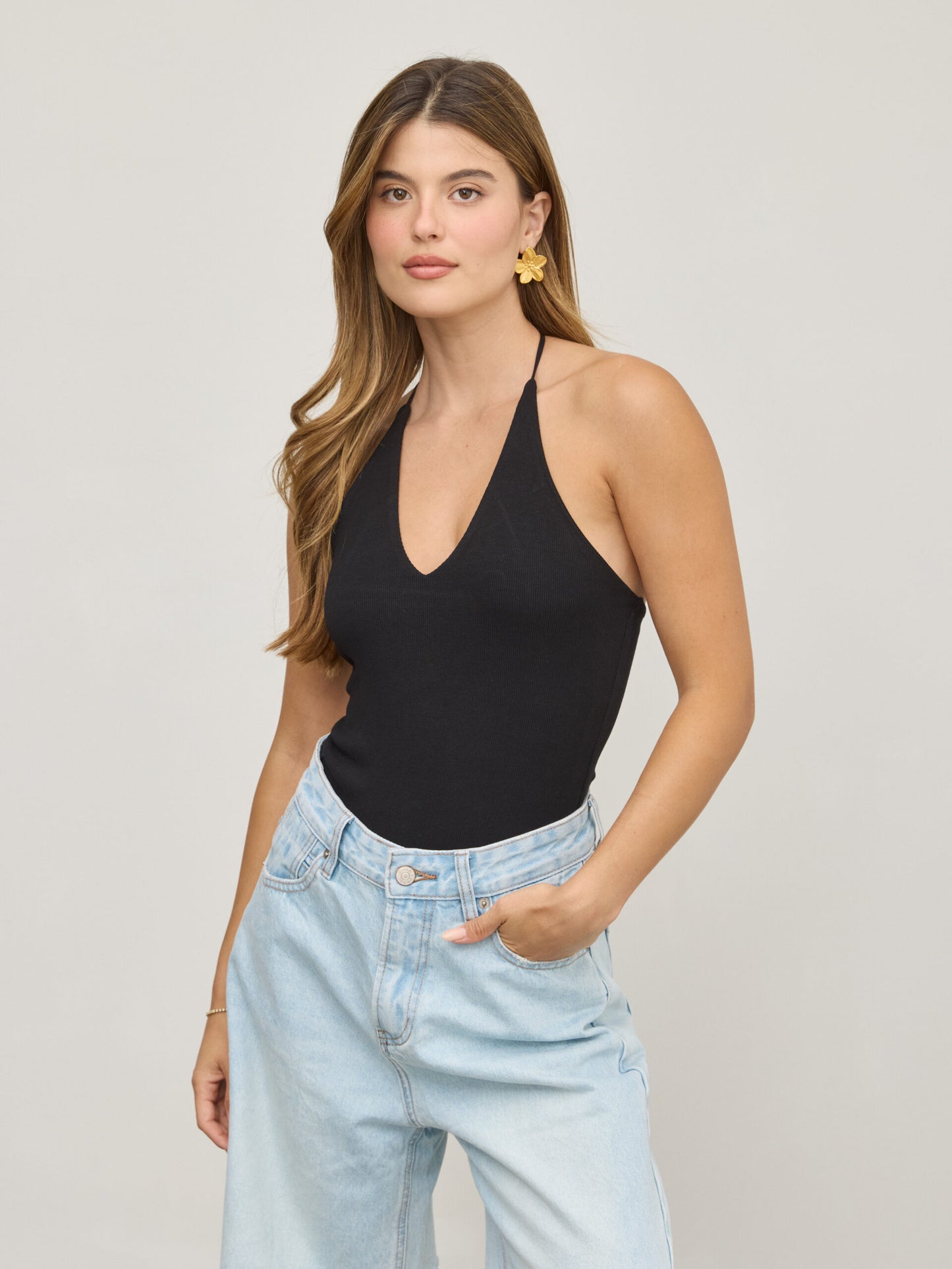 בגד גוף ארי | שחור