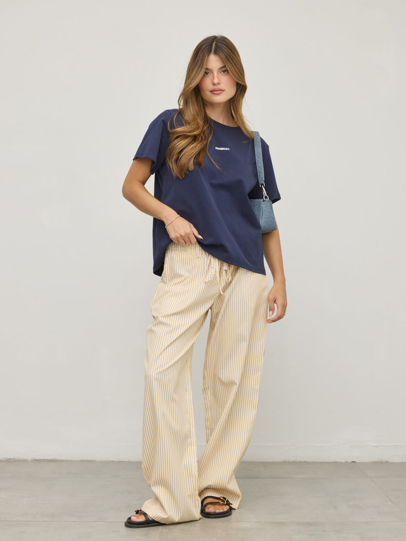 מכנסי דניאל | פסים צהוב