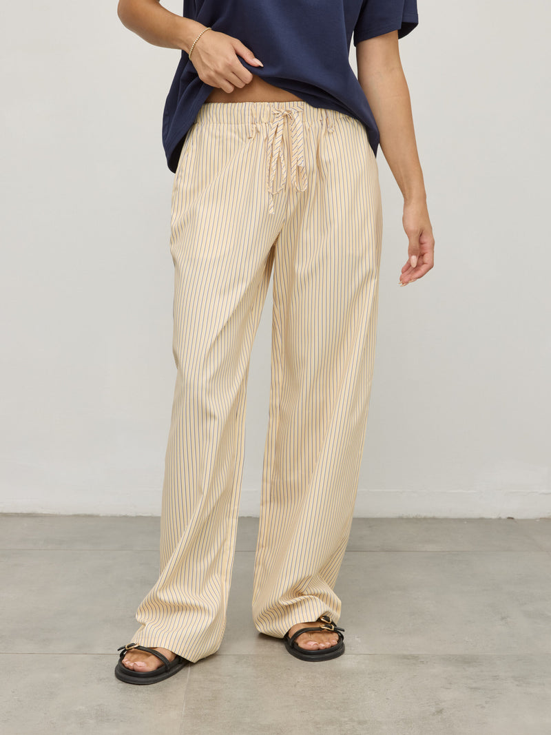 מכנסי דניאל | פסים צהוב