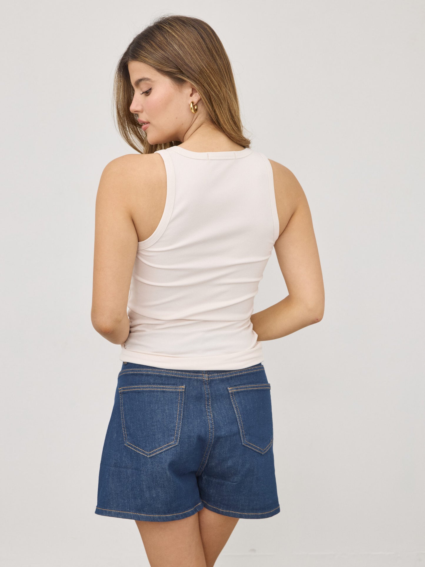 גופיית בייסיק טוביק | בז'