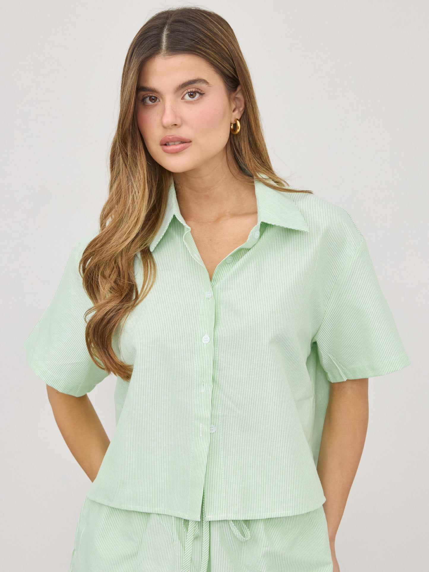 חליפת פסים אריאן | ירוק