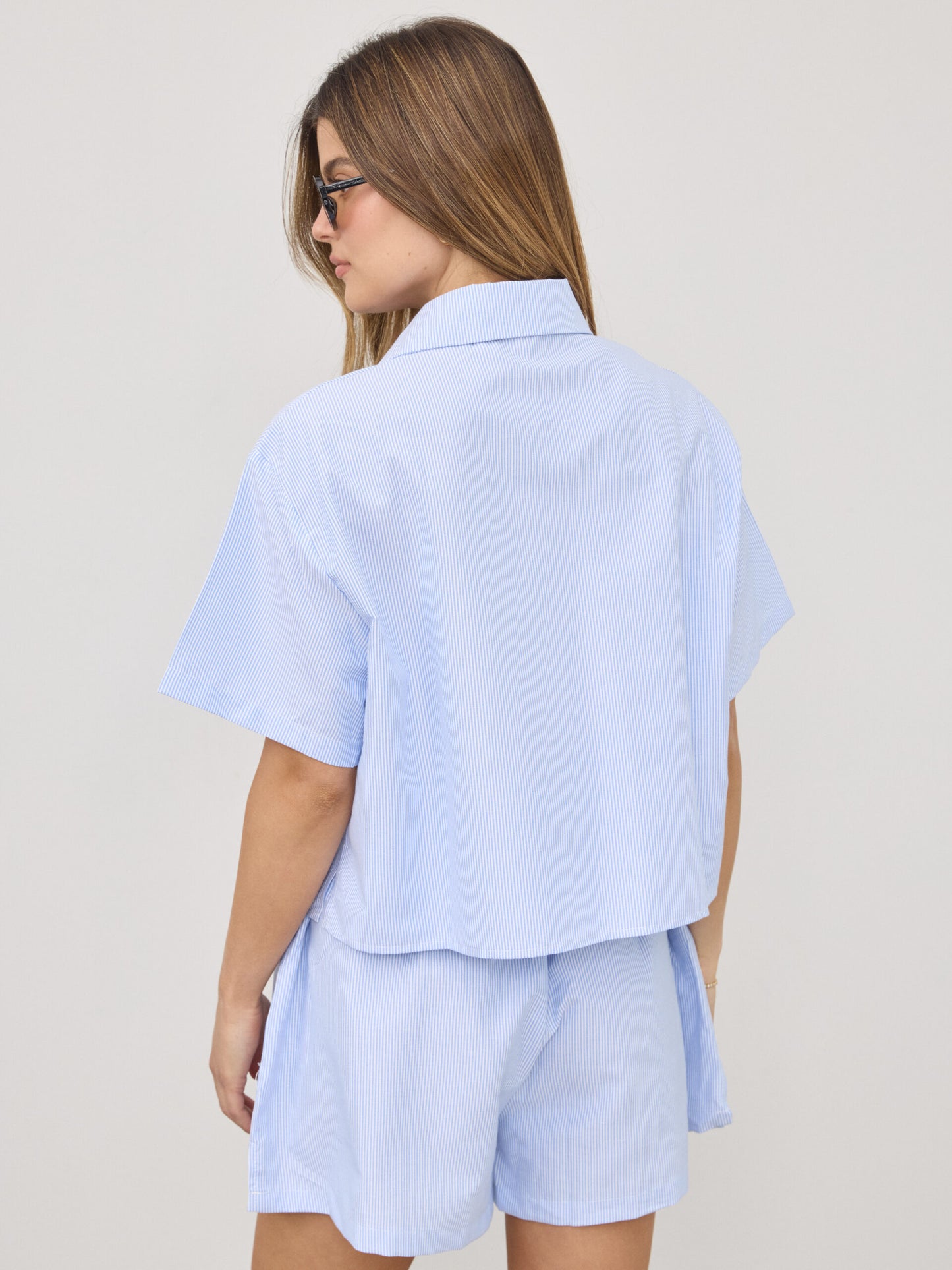 חליפת פסים אריאן | כחול