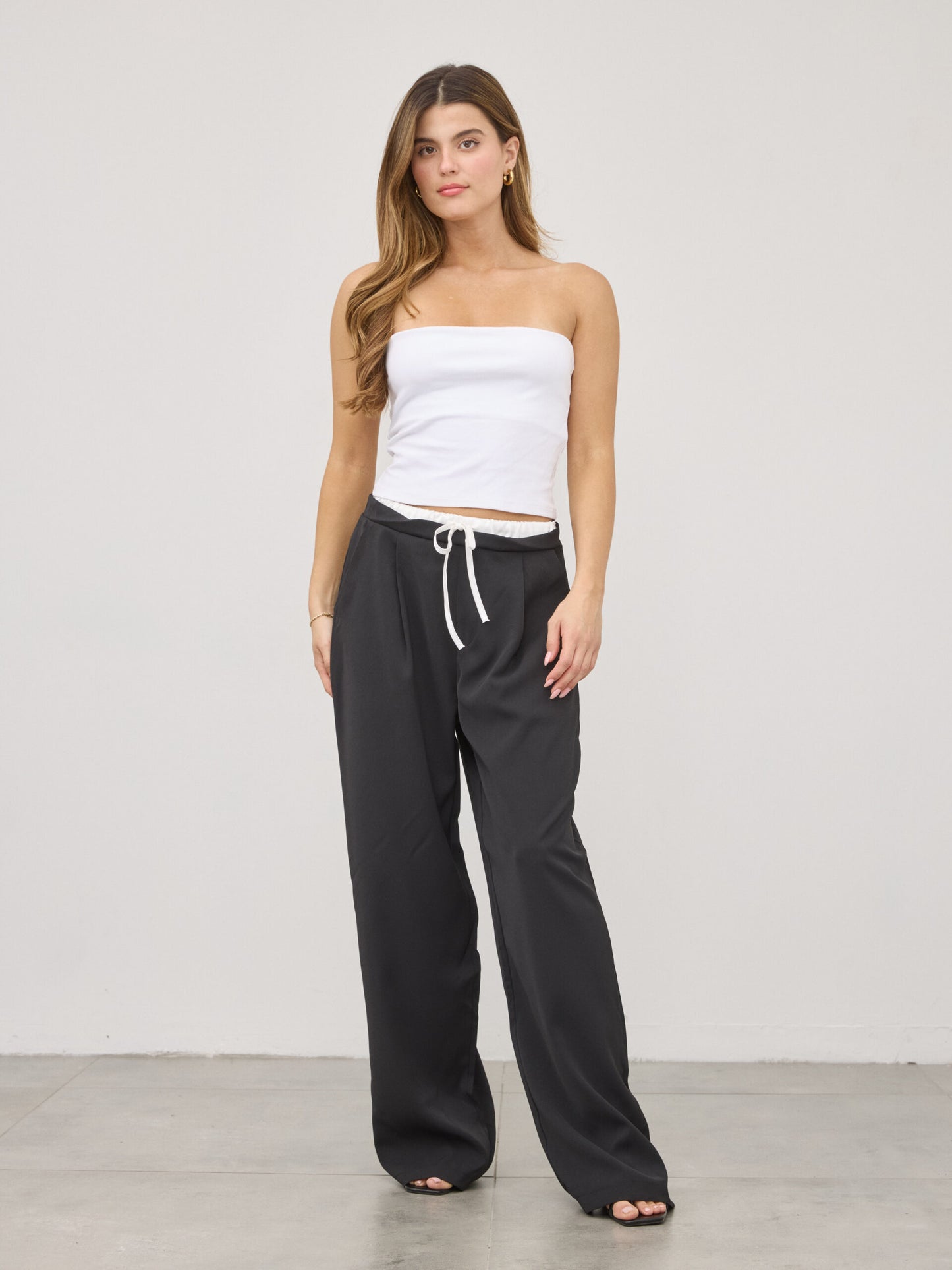 מכנסי חגורת בוקסר לייני | שחור