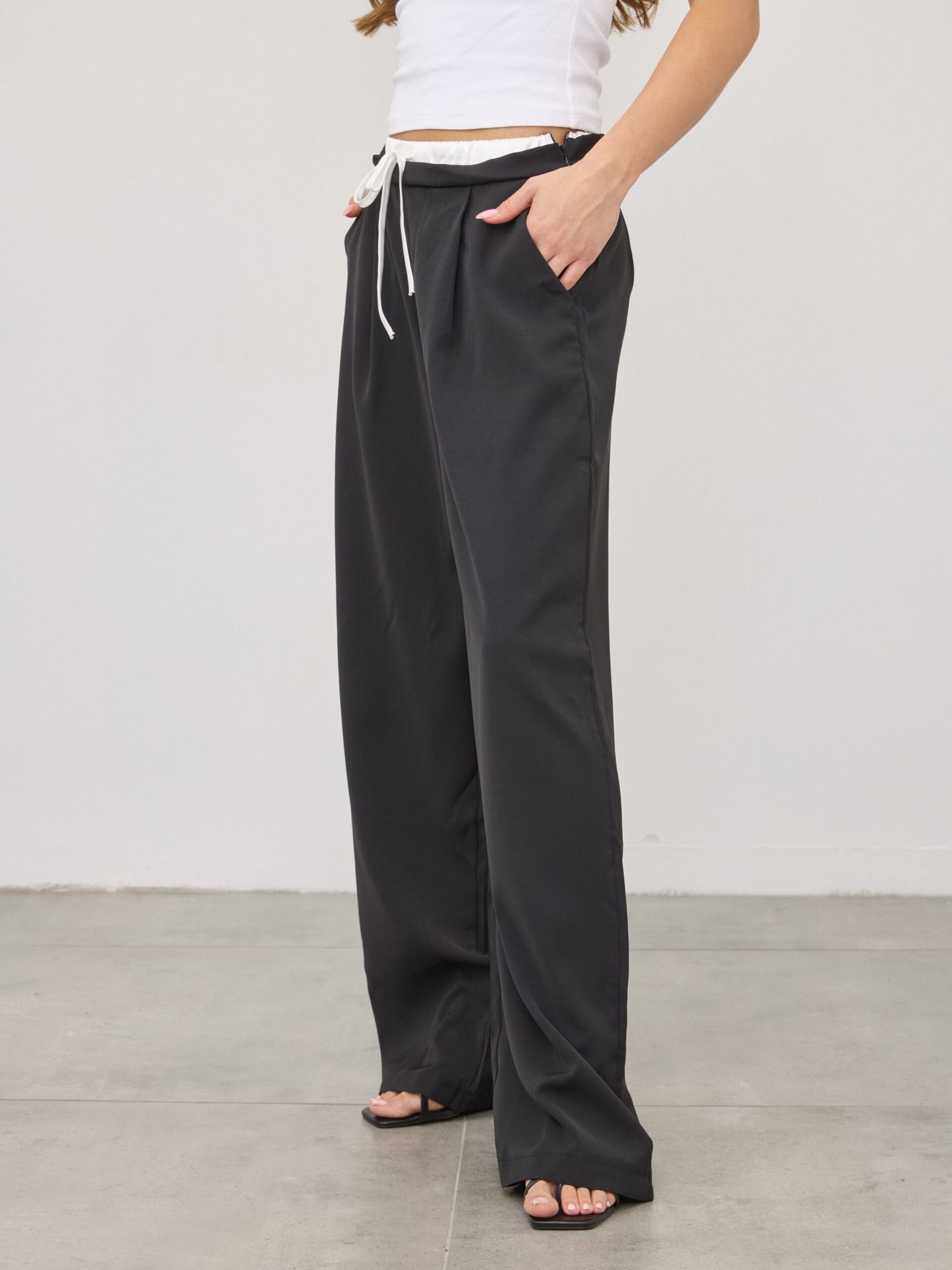 מכנסי חגורת בוקסר לייני | שחור