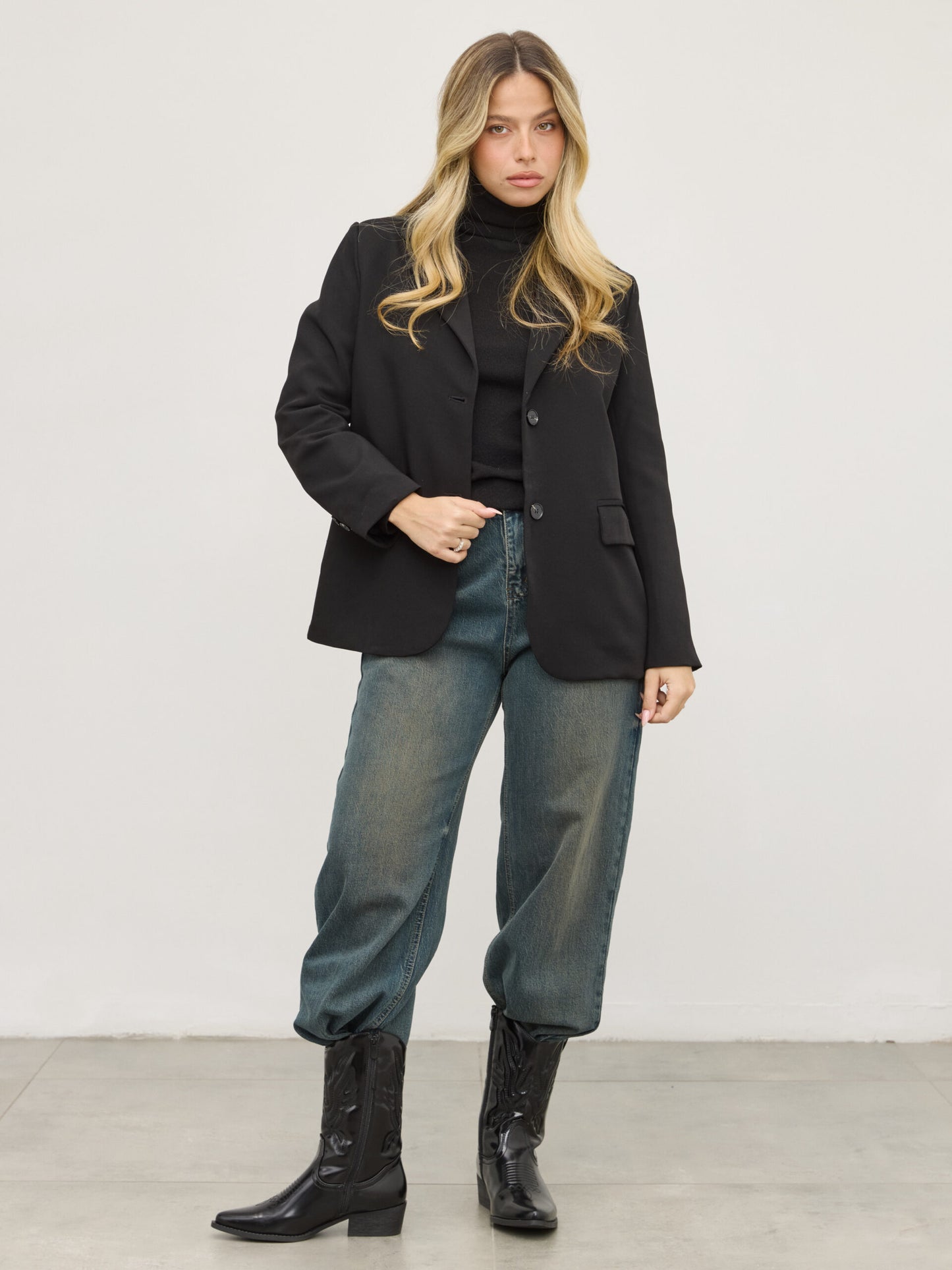 מגפי בוקרים אודין | שחור לק